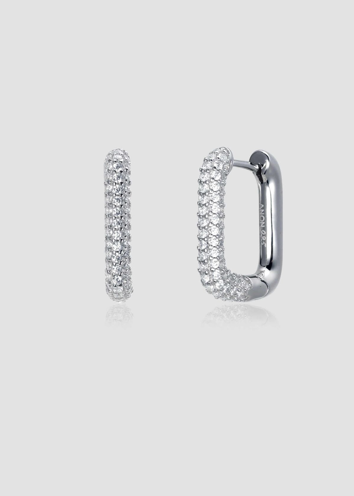 아논(ANON) Pave One Touch Link Earrings