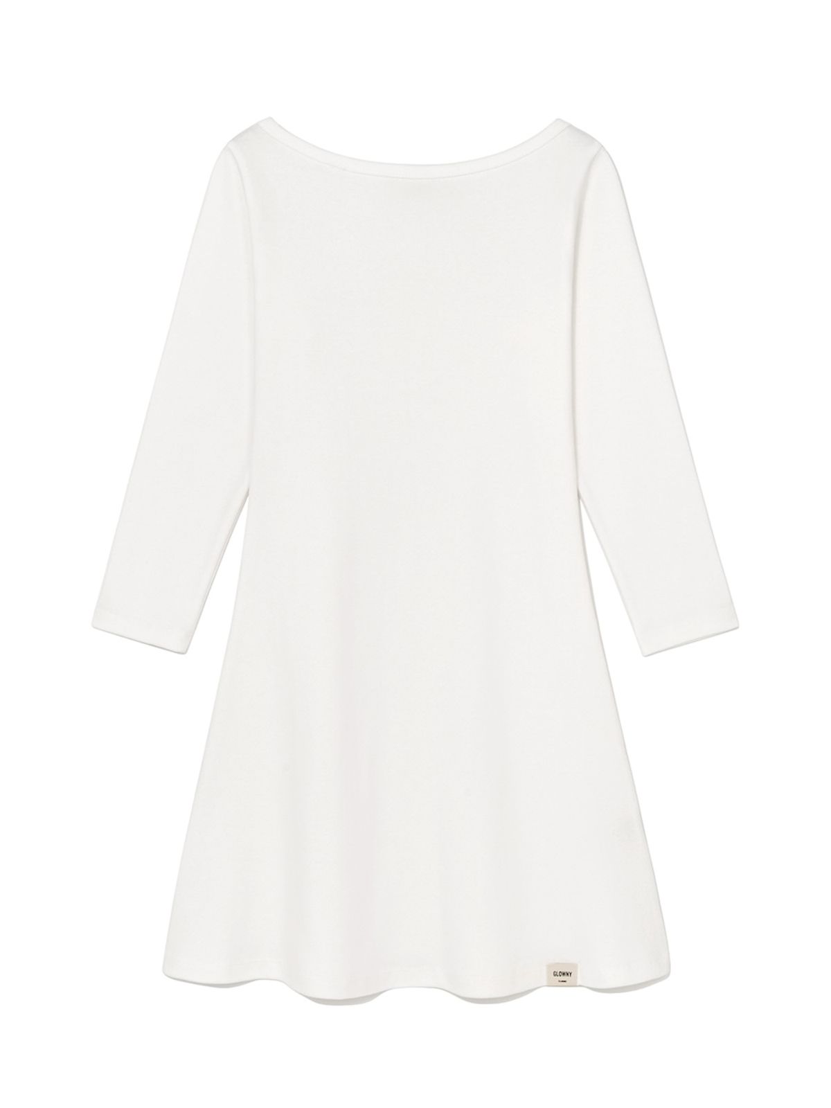 글로니(GLOWNY) 3/4 G COMFORT DRESS (WHITE)