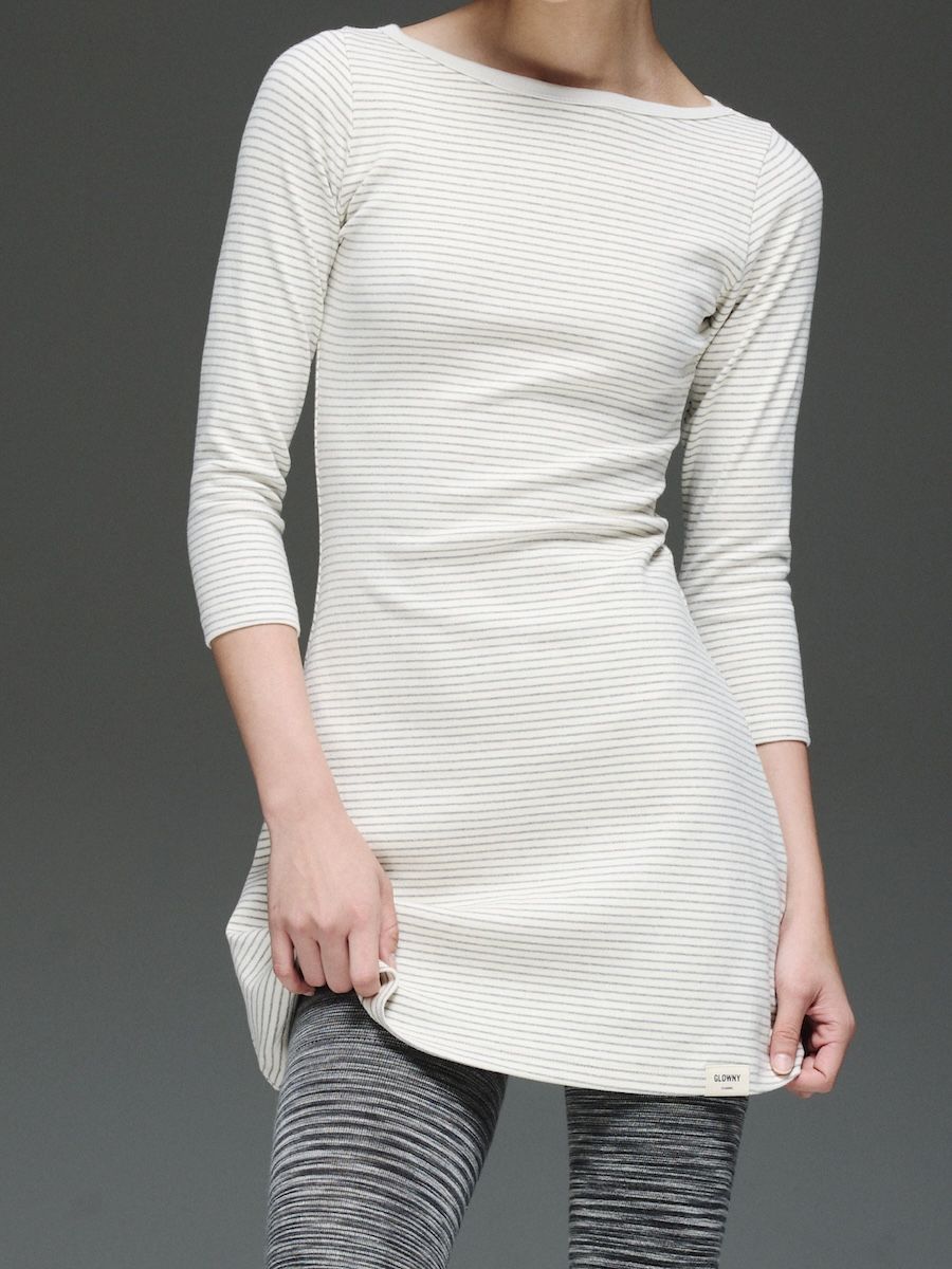 MUSINSA | GLOWNY 3/4 G COMFORT DRESS (STRIPE)