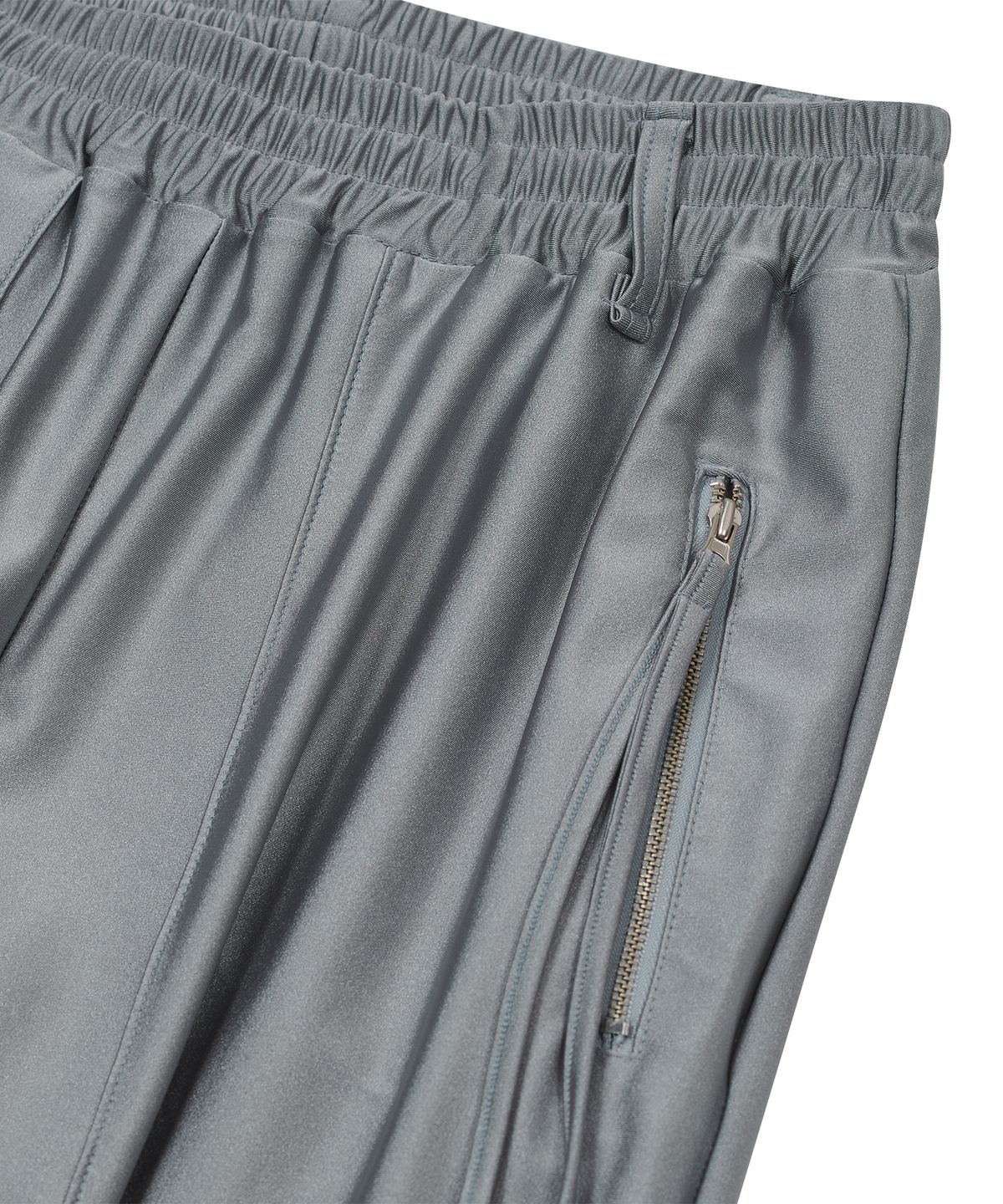 타입서비스(TYPESERVICE) Satin Strap Pants [Gray]
