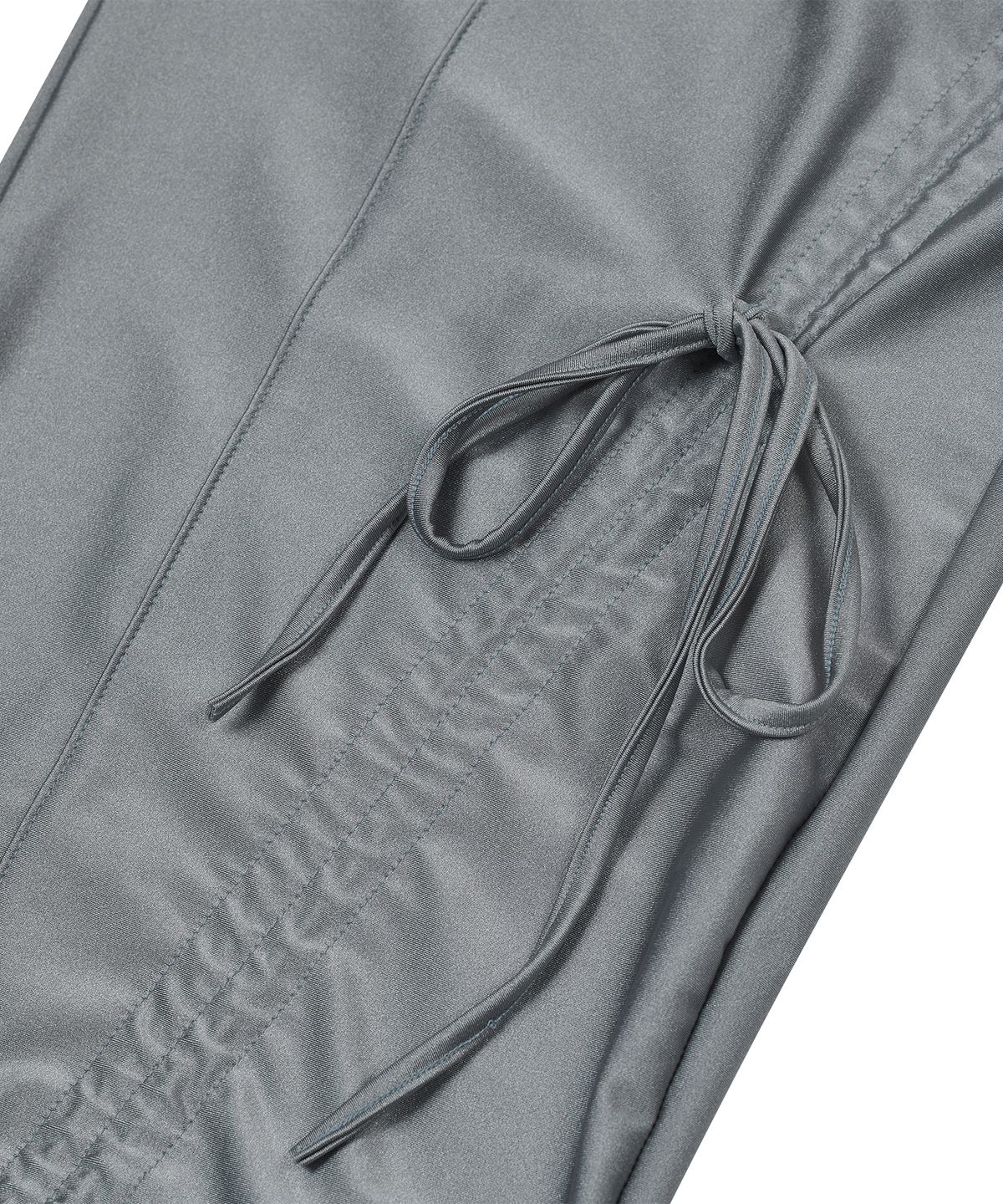 타입서비스(TYPESERVICE) Satin Strap Pants [Gray]