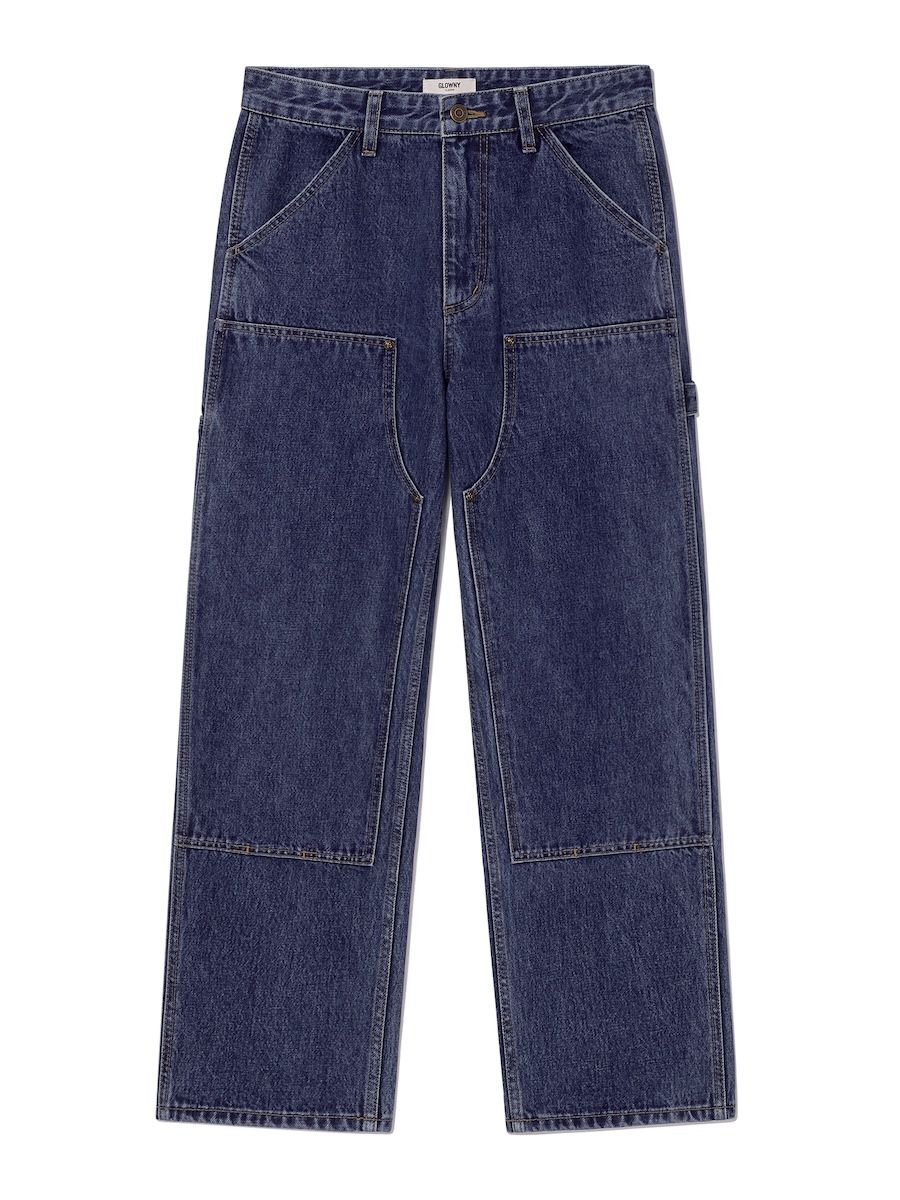 ★GLOWNY★ THE COOPER JEANS (MID BLUE) MUSINSA | GLOWNY THE COOPER JEANS (MID BLUE)