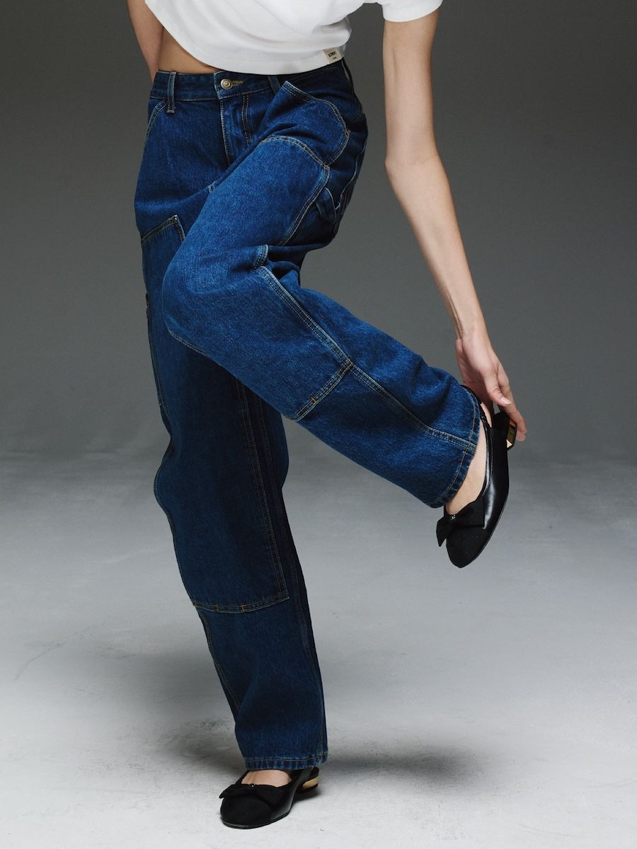 ★GLOWNY★ THE COOPER JEANS (MID BLUE) MUSINSA | GLOWNY THE COOPER JEANS (MID BLUE)