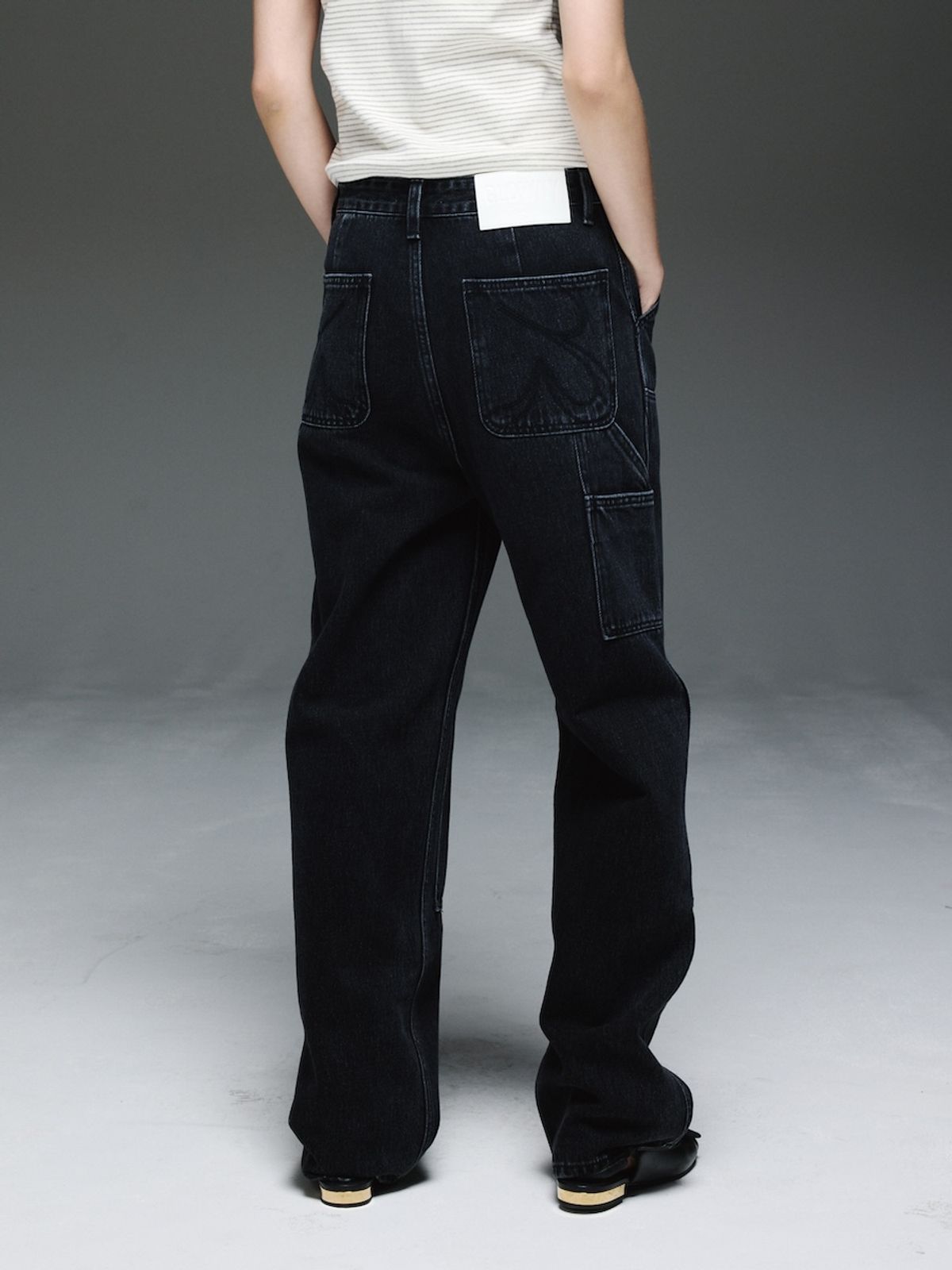 글로니(GLOWNY) THE COOPER JEANS (BLACK)