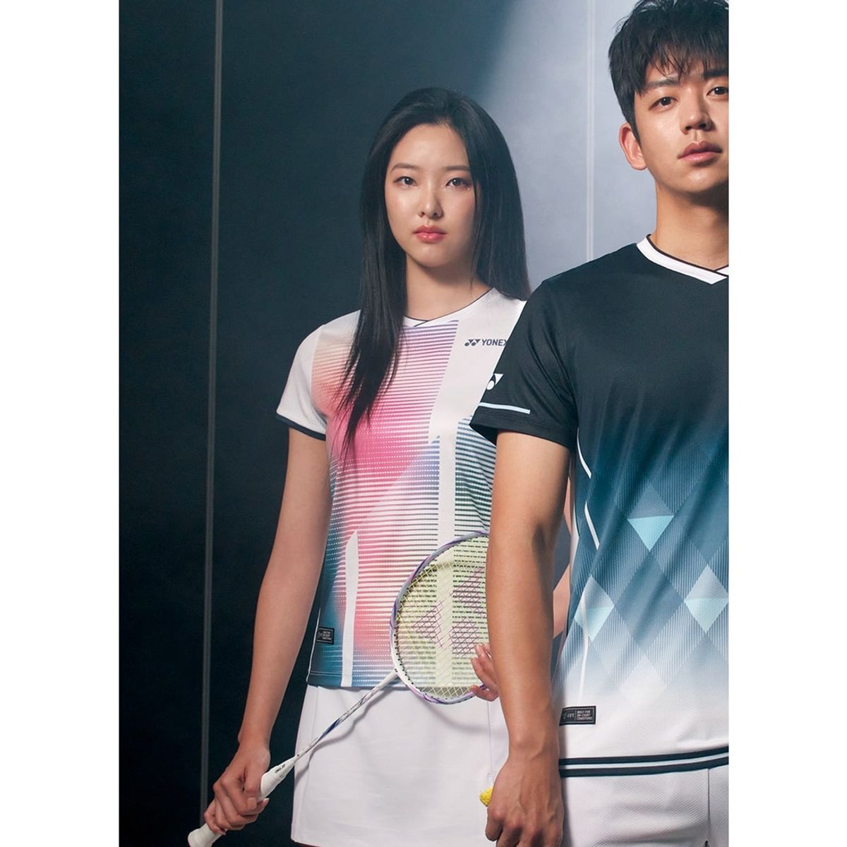 요넥스(YONEX) 243TS024F 화이트 여성용 액티브 무드 게임웨어