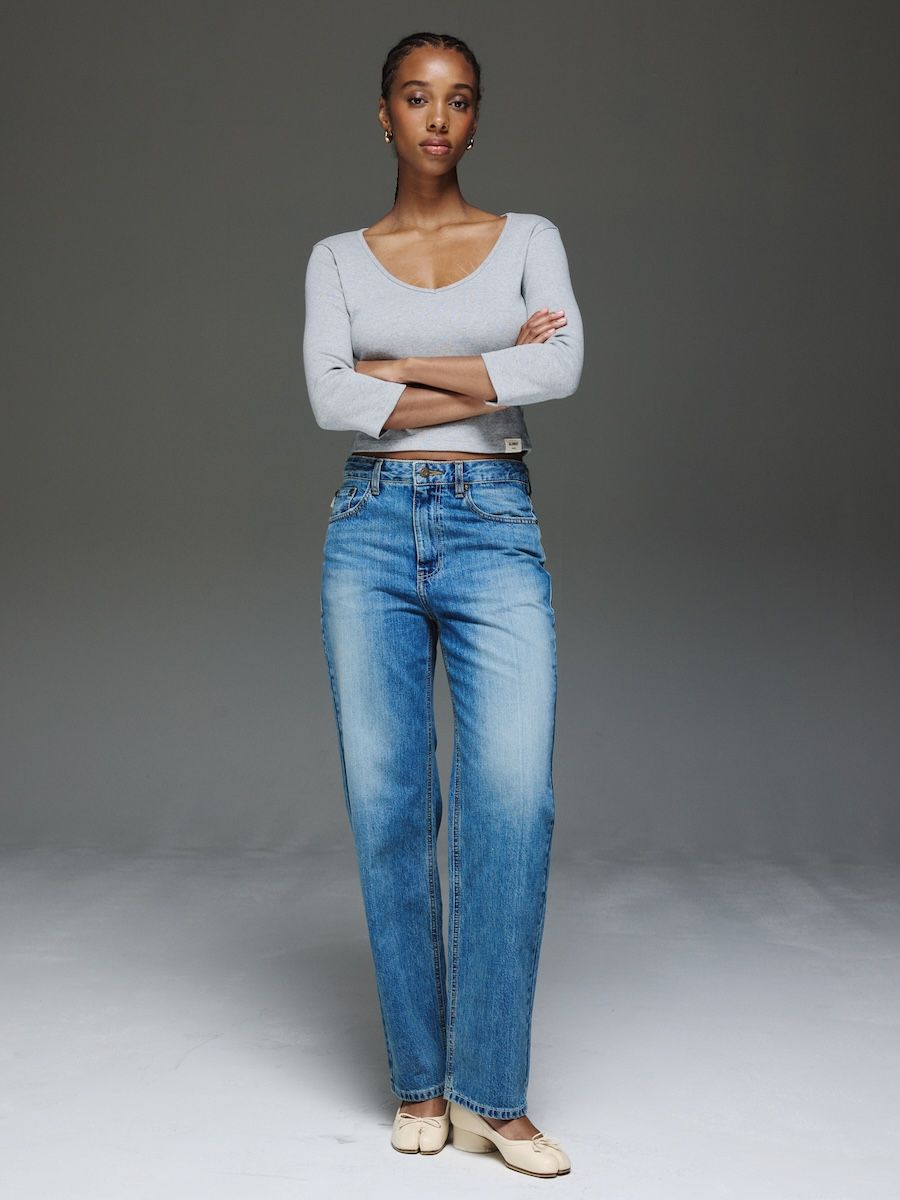 レビュー高評価の商品!の商品をすべて MUSINSA | GLOWNY THE JANE JEANS (BLUE) パンツ