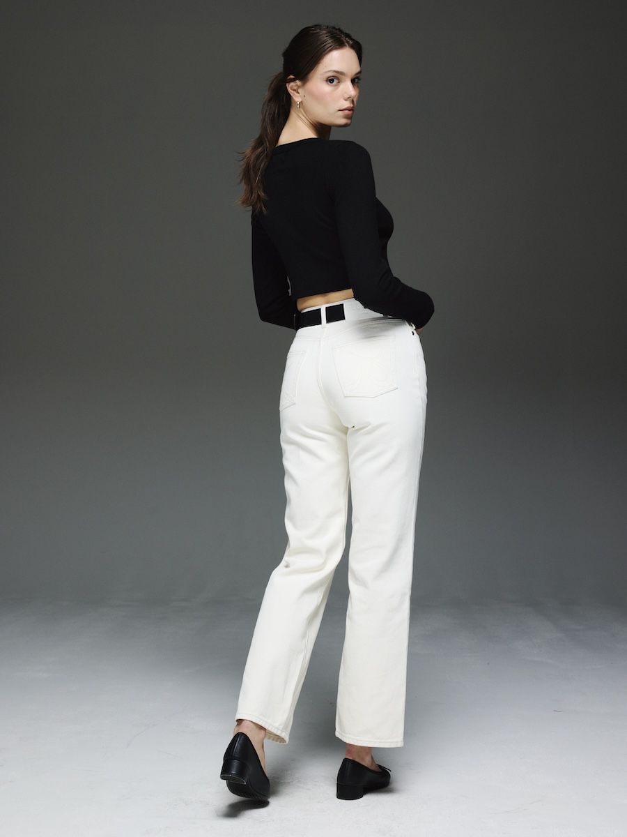 【GLOWNY】25SS★ (XS,S,M,L) THE EMMA JEANS MUSINSA | GLOWNY THE EMMA JEANS (WHITE)