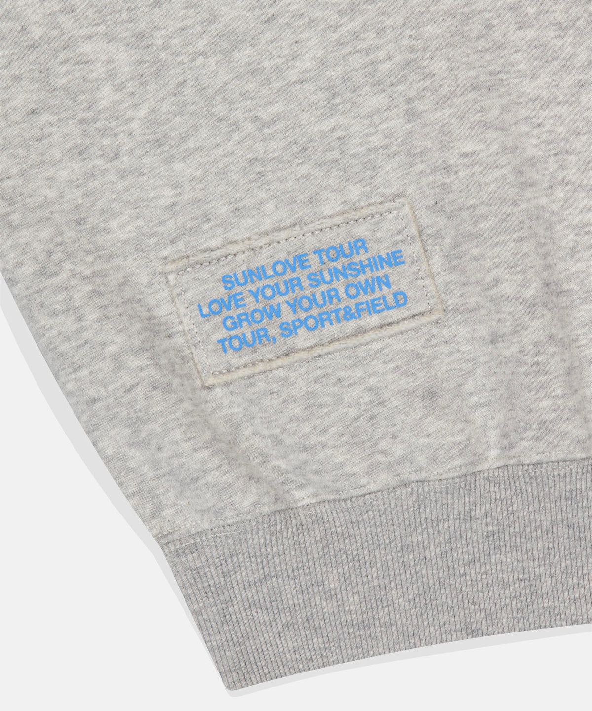썬러브투어(SUNLOVETOUR) W Emoji Crop Hoodie Heather Grey