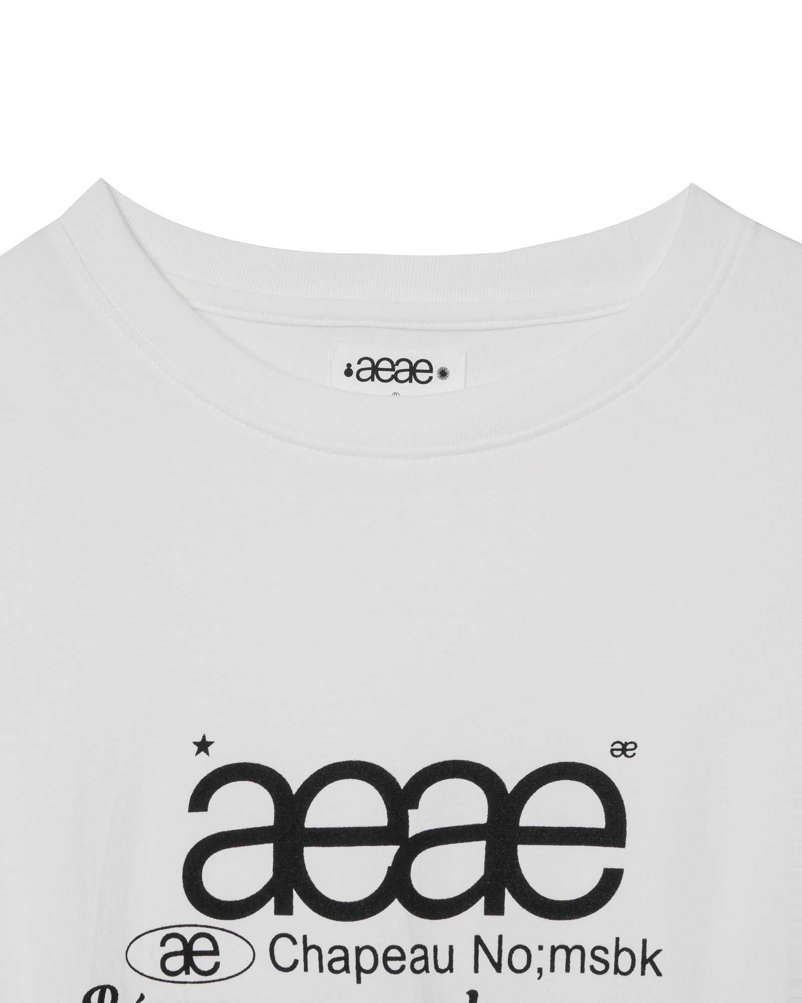 MUSINSA公式 | AEAE WEB LOGO L/S [WHITE]