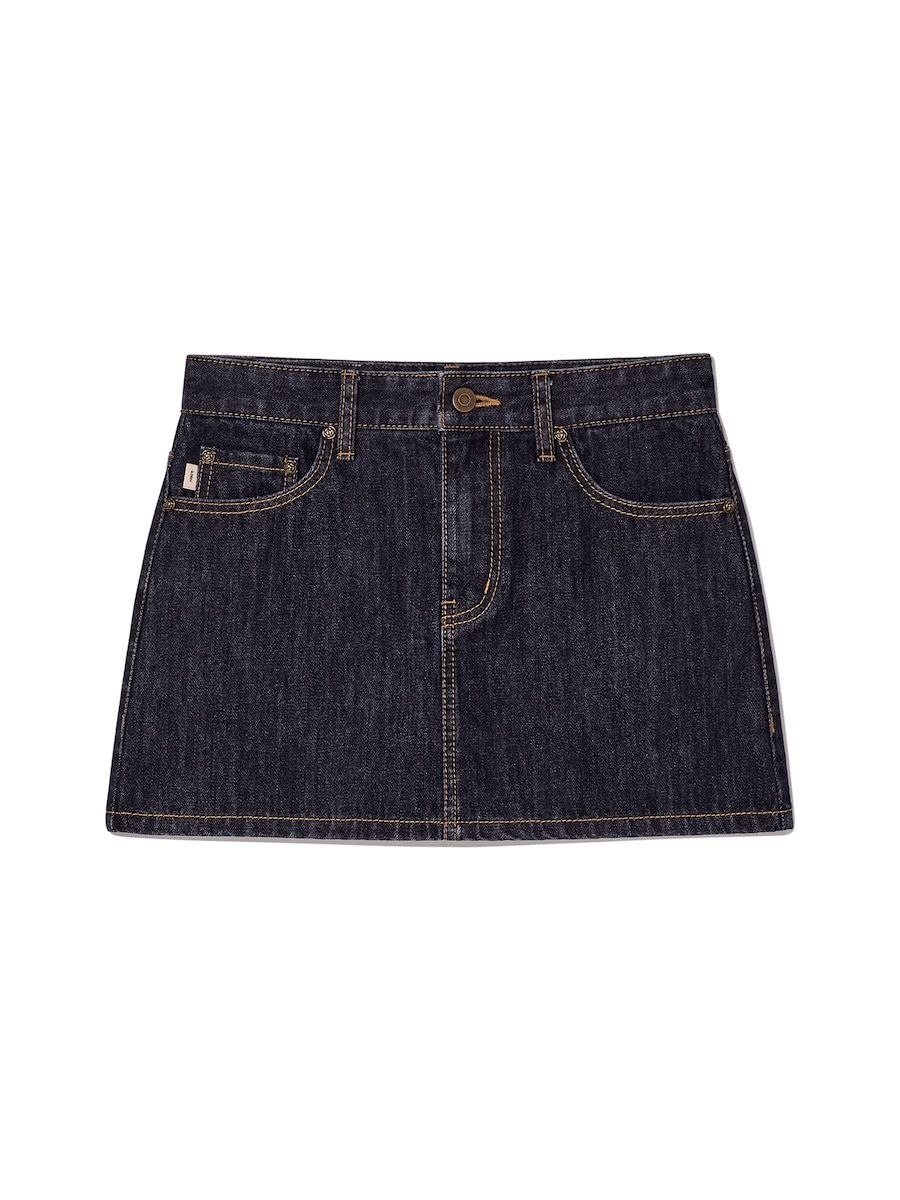 ★ GLOWNY★ THE BELLA SKIRT DEEP BLUE GY24CLBSK001DB MUSINSA | GLOWNY THE BELLA SKIRT (DEEP BLUE)