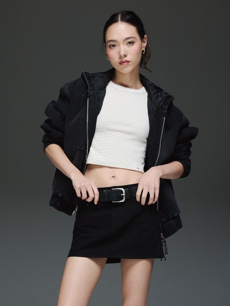 MUSINSA公式 | GLOWNY THE BELLA SKIRT (BLACK)