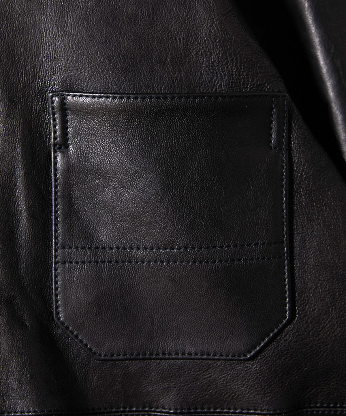 홀리선(HORLISUN) Arcadia Leather Work Jacket Black