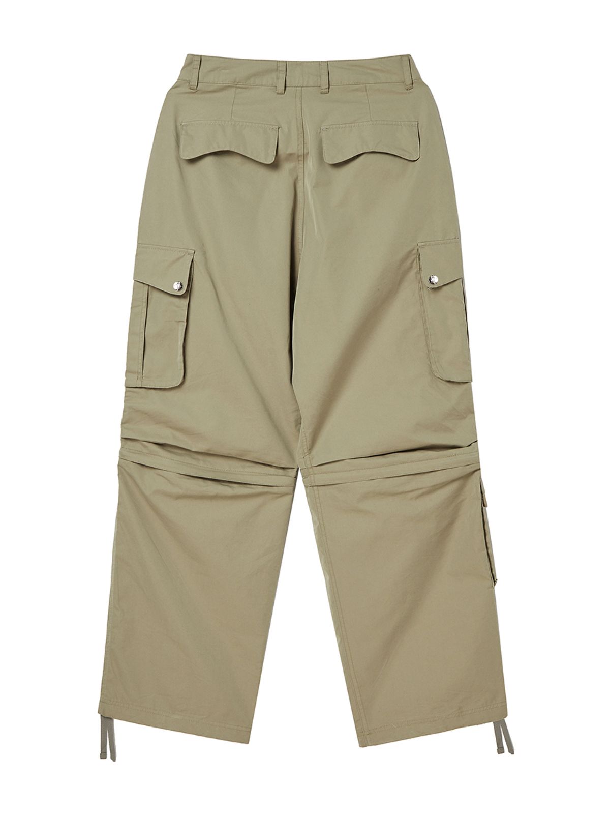 엔와이엑스엑스(NYXX) ZIPPER CUT CARGO POCKET PANTS KHAKI