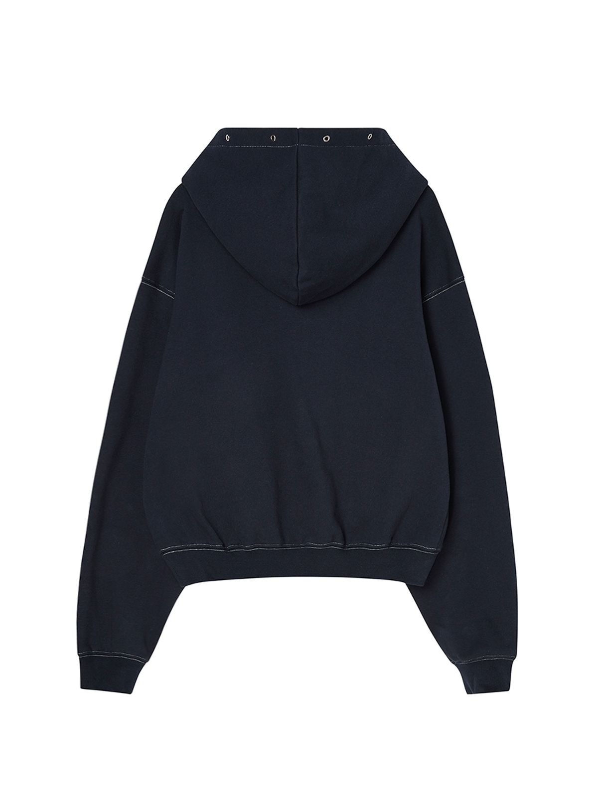 엔와이엑스엑스(NYXX) P.O.M EYELET STITCH HOODIE NAVY