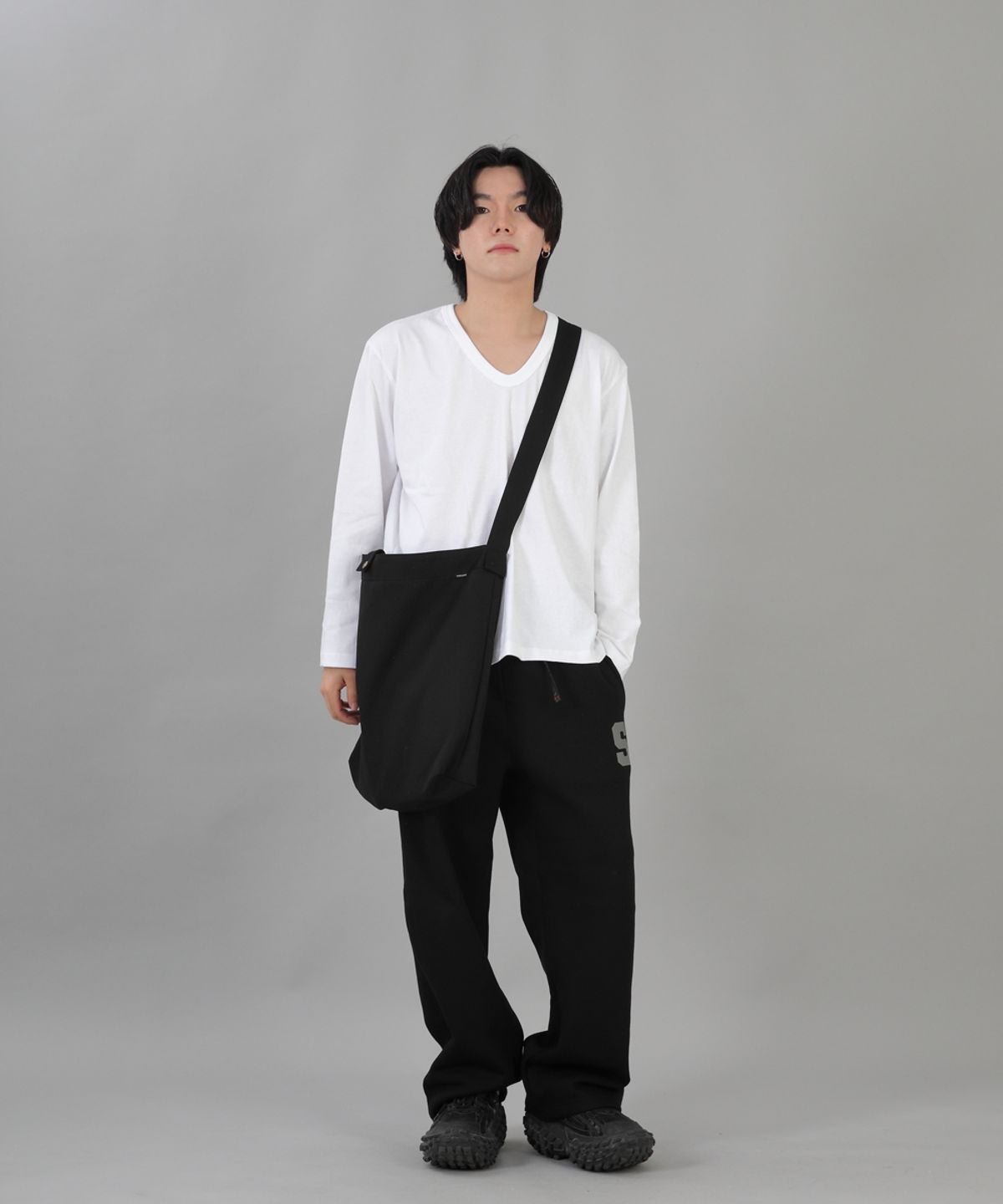 세인트크루(SAINTCREW) 스냅오픈 빅크로스백 SOC-135 블랙블랙 BKS