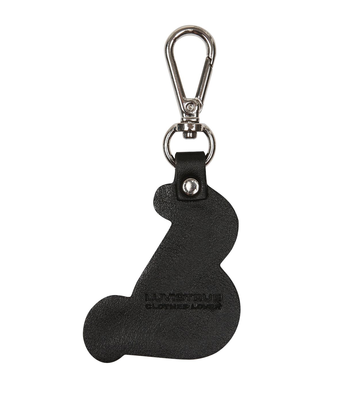 러브이즈트루(LUVISTRUE) SH CURVED L KEYRING(BLACK)