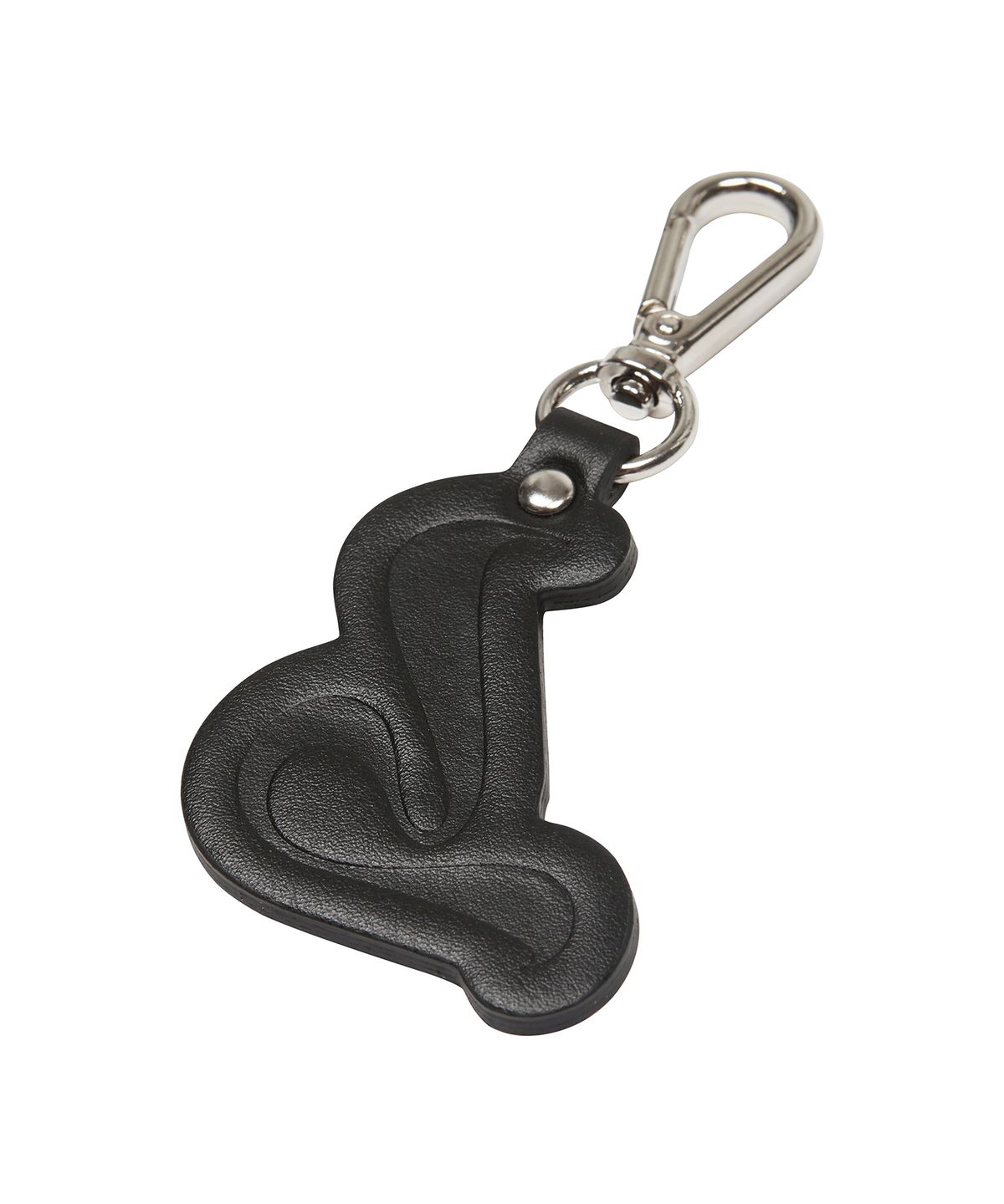 러브이즈트루(LUVISTRUE) SH CURVED L KEYRING(BLACK)