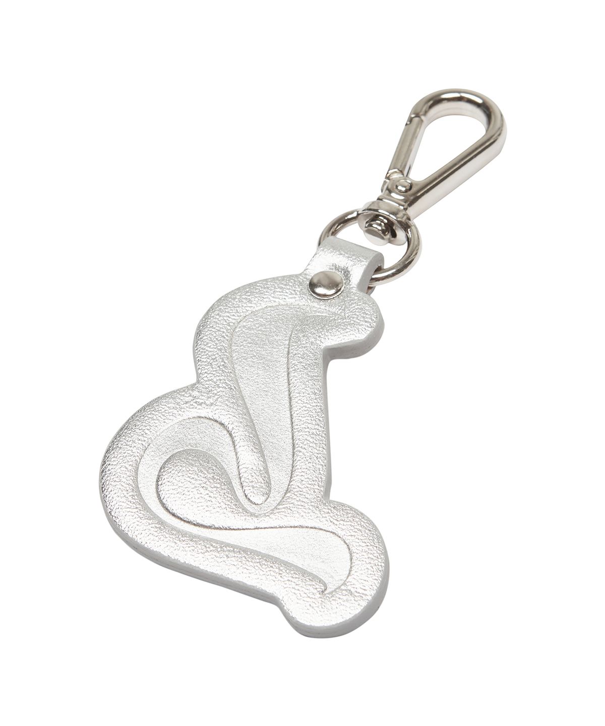 러브이즈트루(LUVISTRUE) SH CURVED L KEYRING(SILVER)