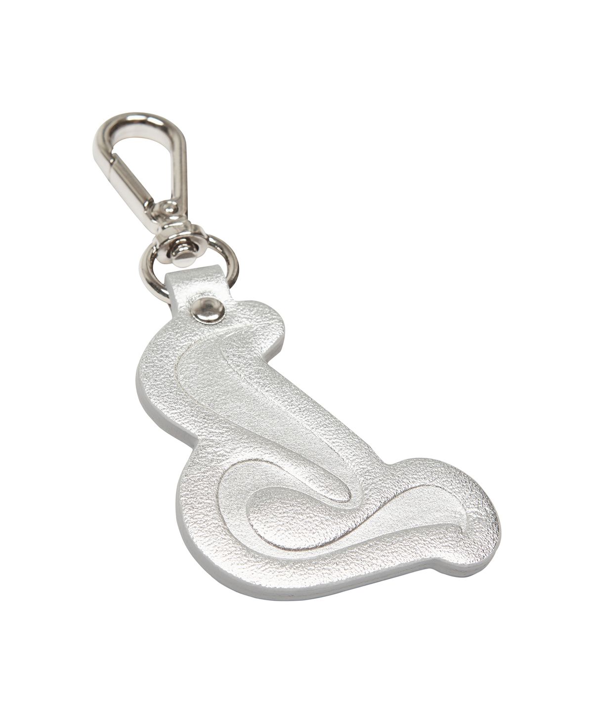 러브이즈트루(LUVISTRUE) SH CURVED L KEYRING(SILVER)