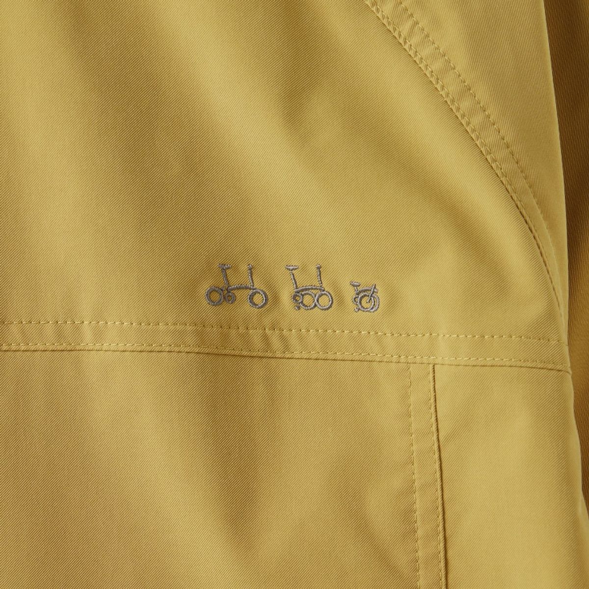 브롬톤 런던(BROMPTON LONDON) EXPLORE HOOD JUMPER - MUSTARD (P243UJP130)