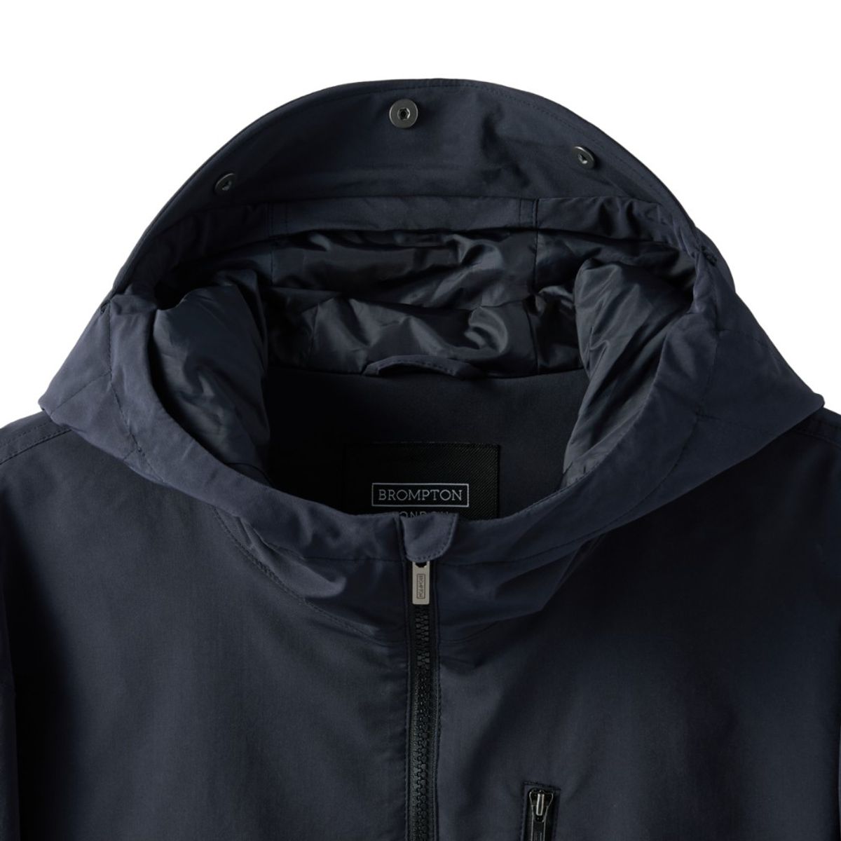 브롬톤 런던(BROMPTON LONDON) EXPLORE HOOD JUMPER - D/NAVY (P243UJP130)