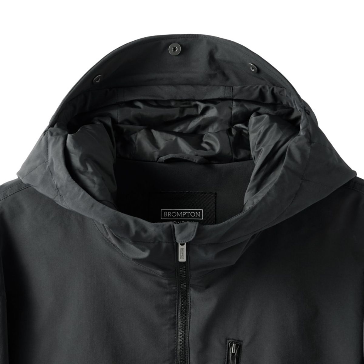 브롬톤 런던(BROMPTON LONDON) EXPLORE HOOD JUMPER - BROWN (P243UJP130)