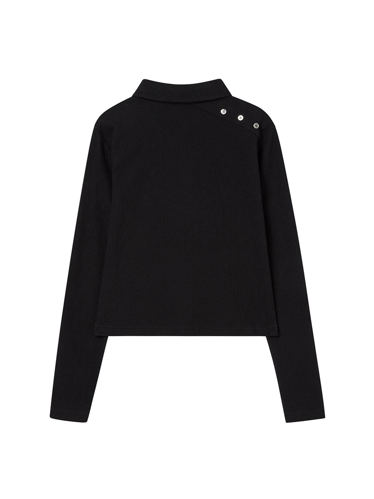 엔와이엑스엑스(NYXX) SCRIBBLE COLLAR LONGSLEEVE BLACK
