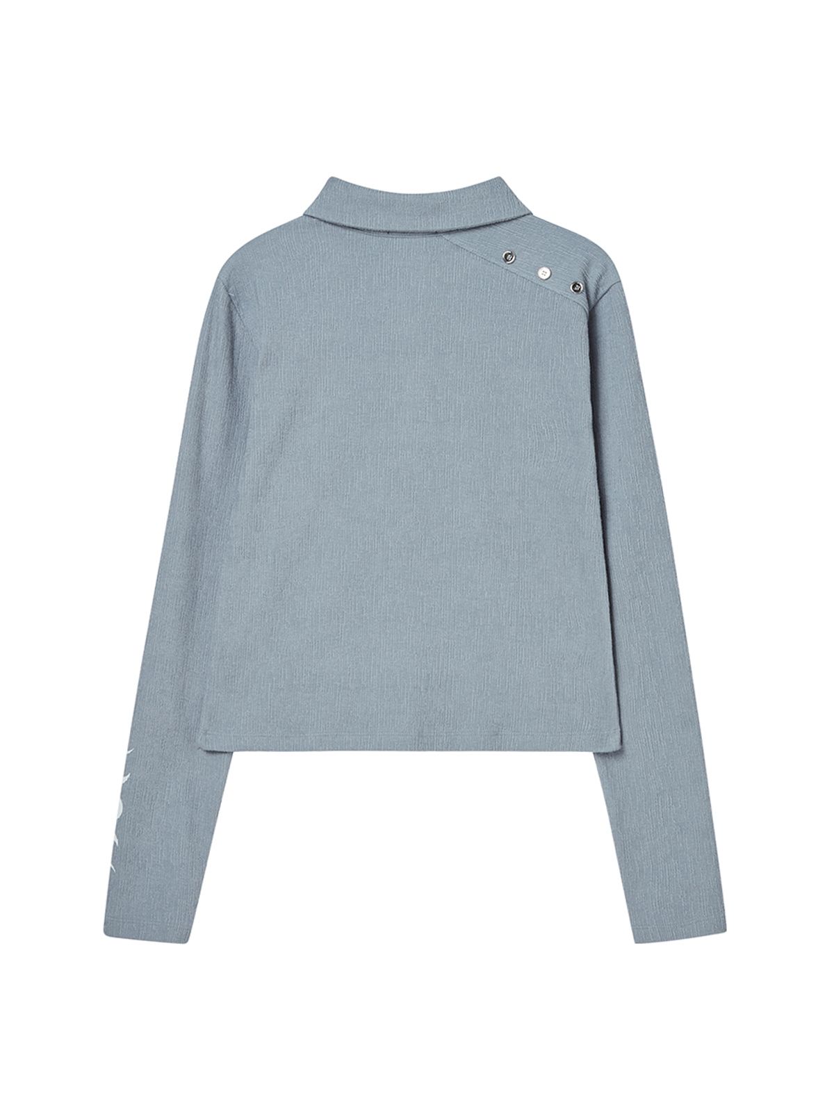 엔와이엑스엑스(NYXX) SCRIBBLE COLLAR LONGSLEEVE LIGHT BLUE