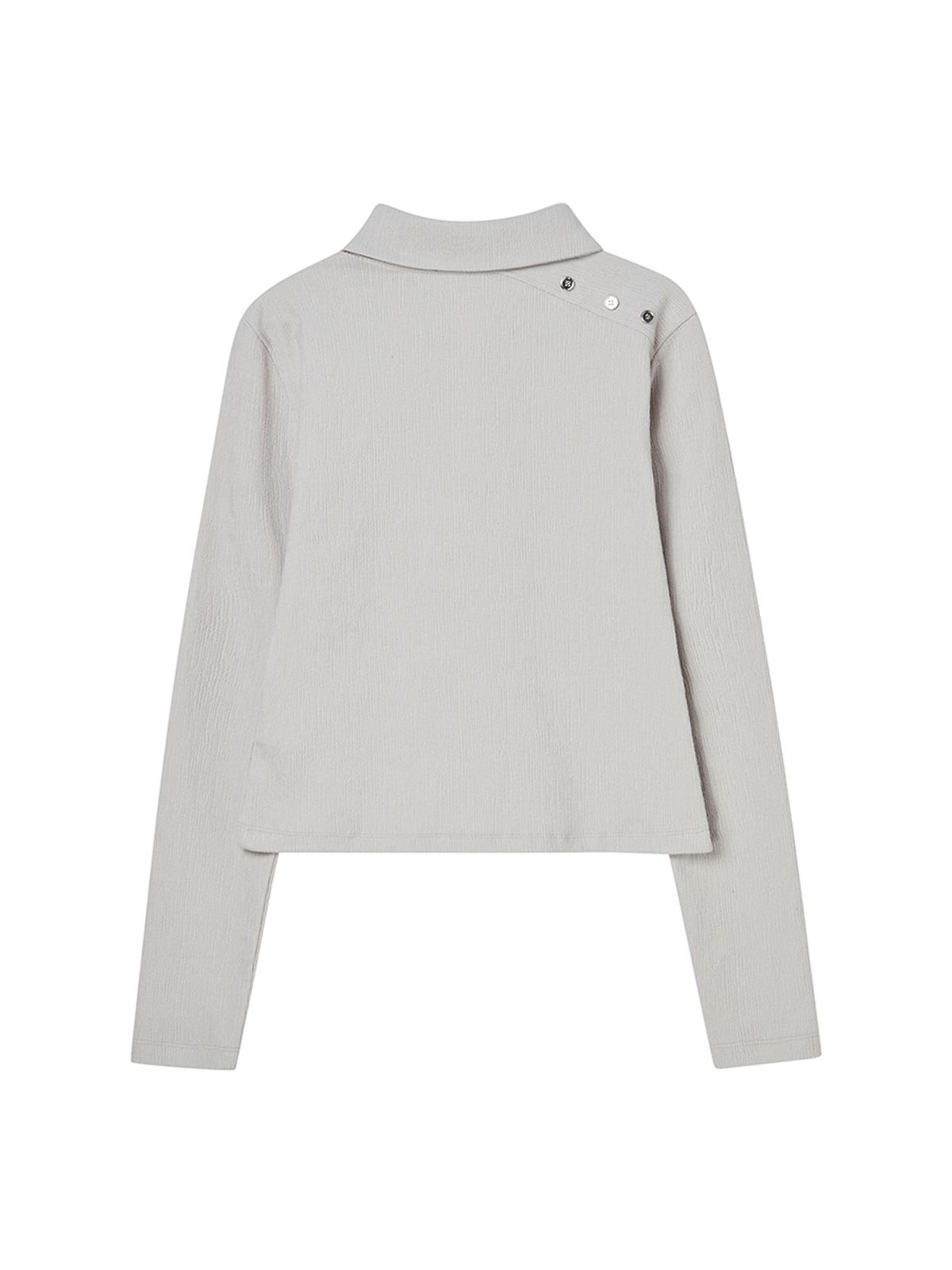 엔와이엑스엑스(NYXX) SCRIBBLE COLLAR LONGSLEEVE LIGHT GRAY