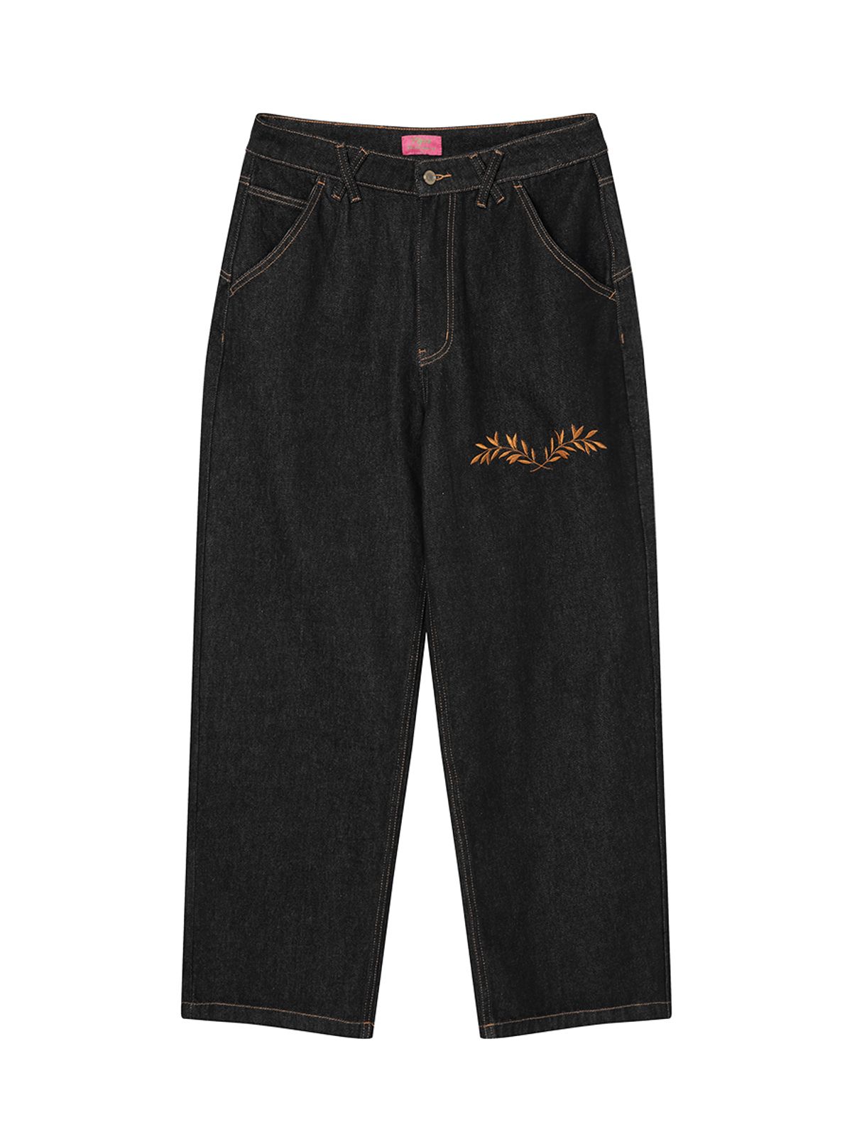 엔와이엑스엑스(NYXX) CHERRY BELL DENIM PANTS BLACK WASHED
