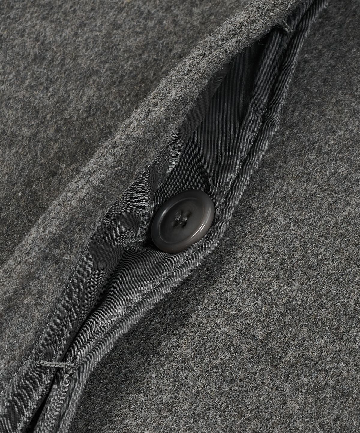 타입서비스(TYPESERVICE) Hooded Half Coat [Gray]