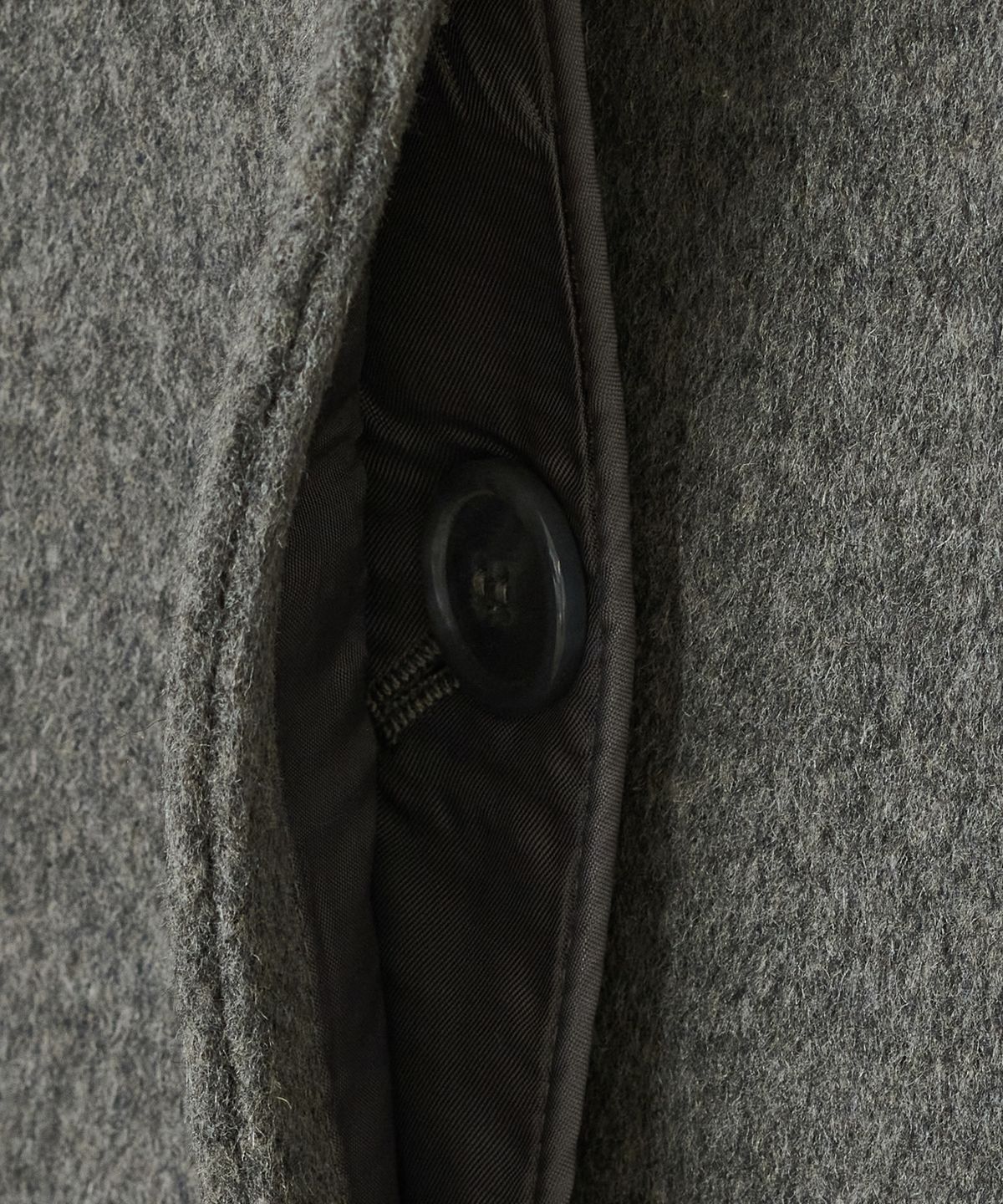 타입서비스(TYPESERVICE) Hooded Half Coat [Gray]
