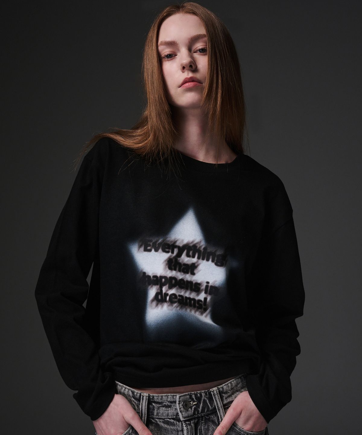 켄다(KENDA) FAINT STAR LONG SLEEVE (BLACK)