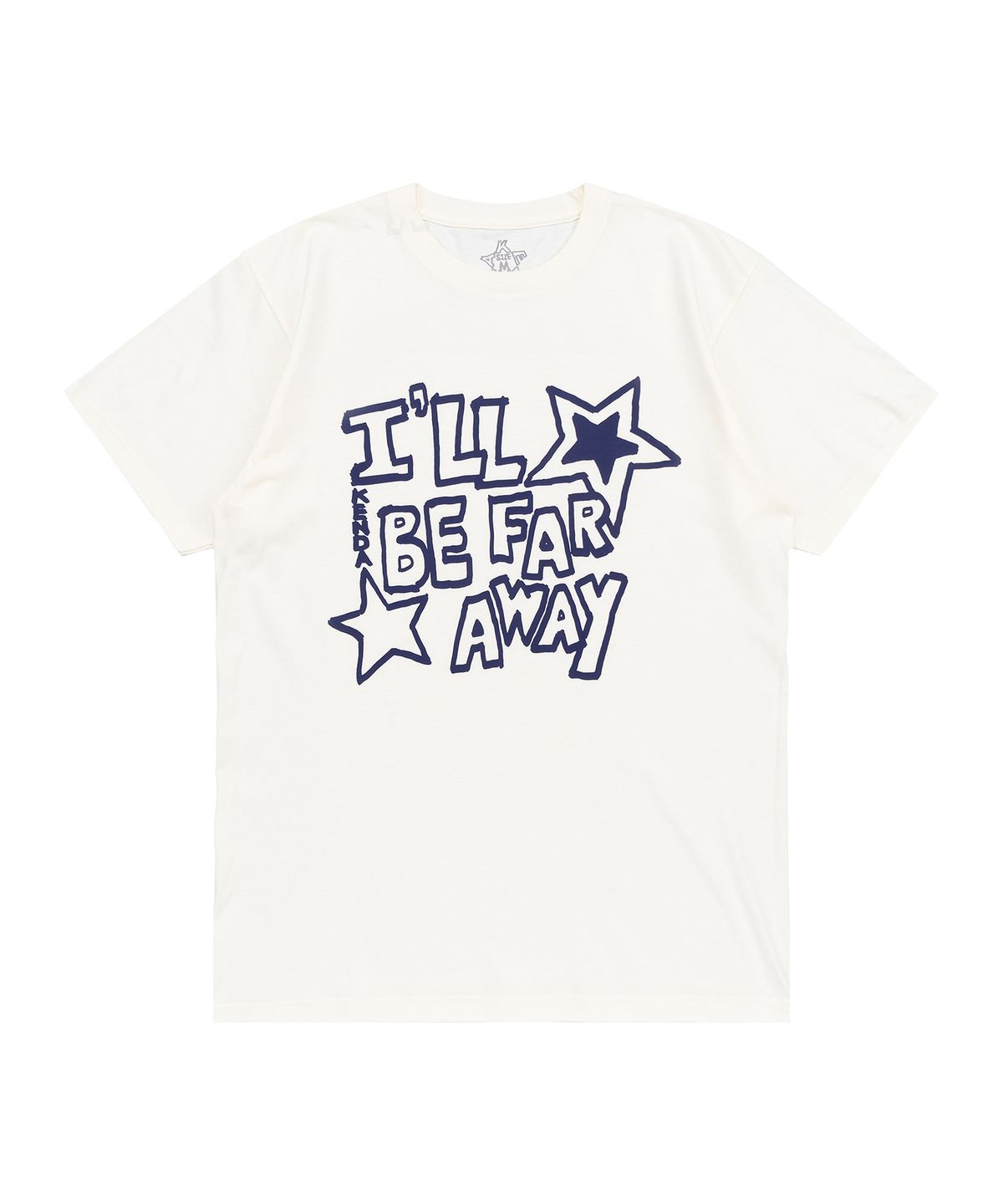 켄다(KENDA) MOTTO LETTEING T-SHIRT (IVORY)