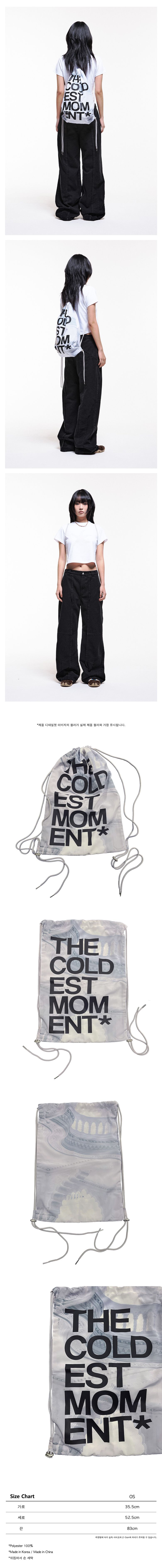 MUSINSA | THE COLDEST MOMENT TCM dot gym sack (charcoal) MUSINSA 