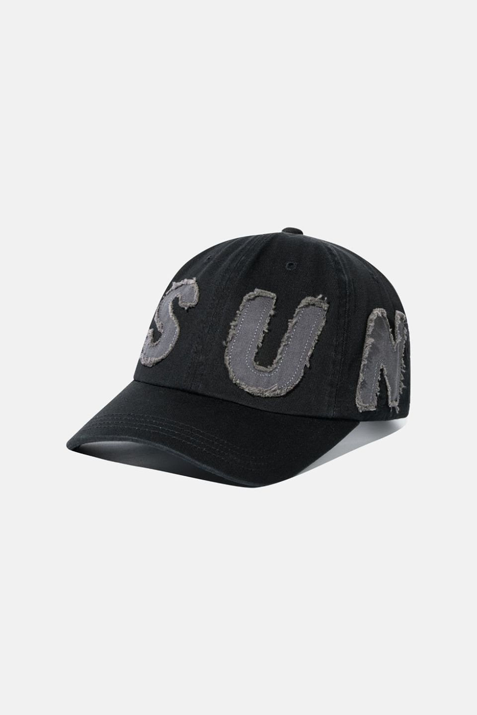 MUSINSA公式 | SUNLOVE Cut Off Capital Cap Black