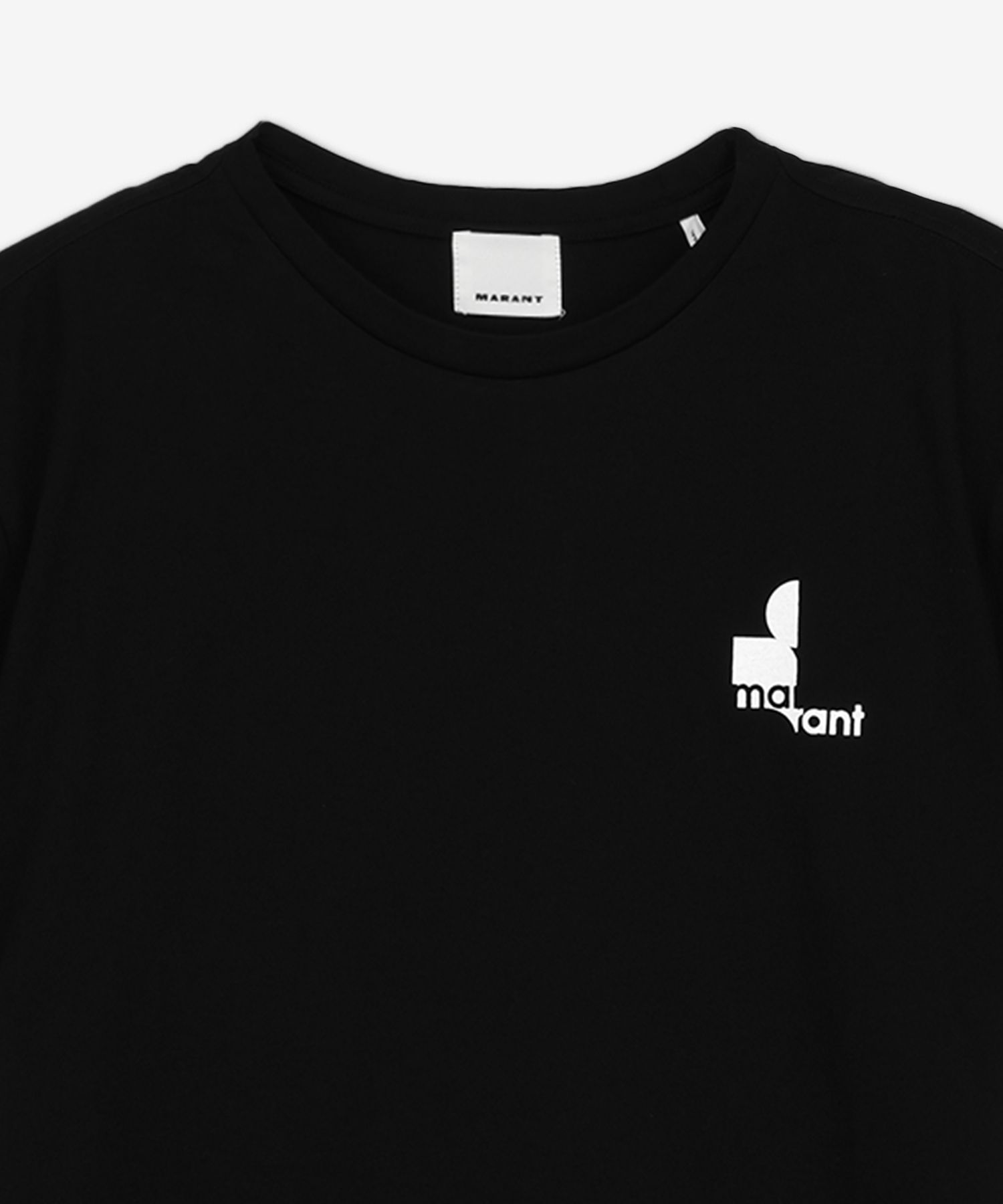 ★Isabel Marant★ Jaffer Logo Short Sleeve T-Shirt Black TS0 MUSINSA | ISABEL MARANT Zapper Short Sleeve T-Shirt - Black
