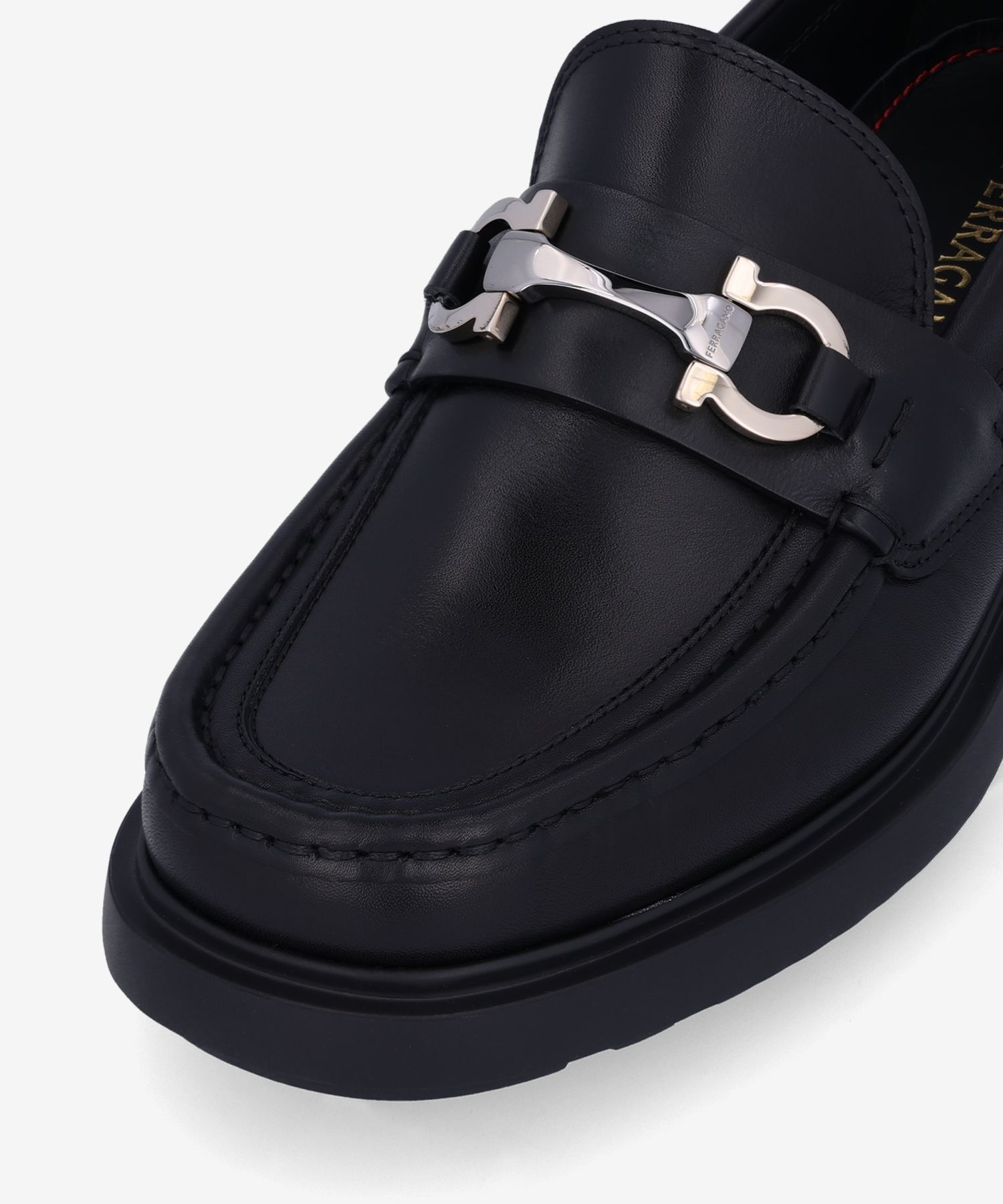 ★FERRAGAMO★ EEE Gancini Ornament Tread Loafer Black 022300 MUSINSA公式 | SALVATORE FERRAGAMO EEE Gancini Ornament Tread