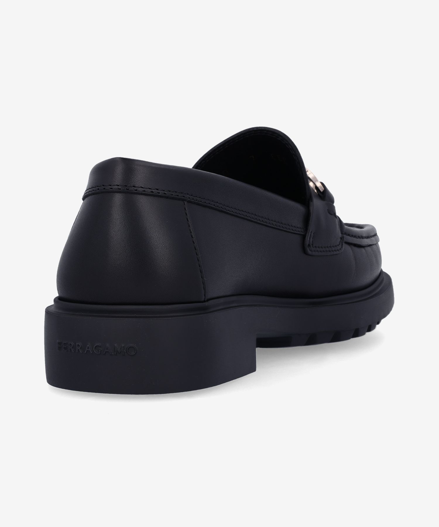★FERRAGAMO★ EEE Gancini Ornament Tread Loafer Black 022300 MUSINSA公式 | SALVATORE FERRAGAMO EEE Gancini Ornament Tread