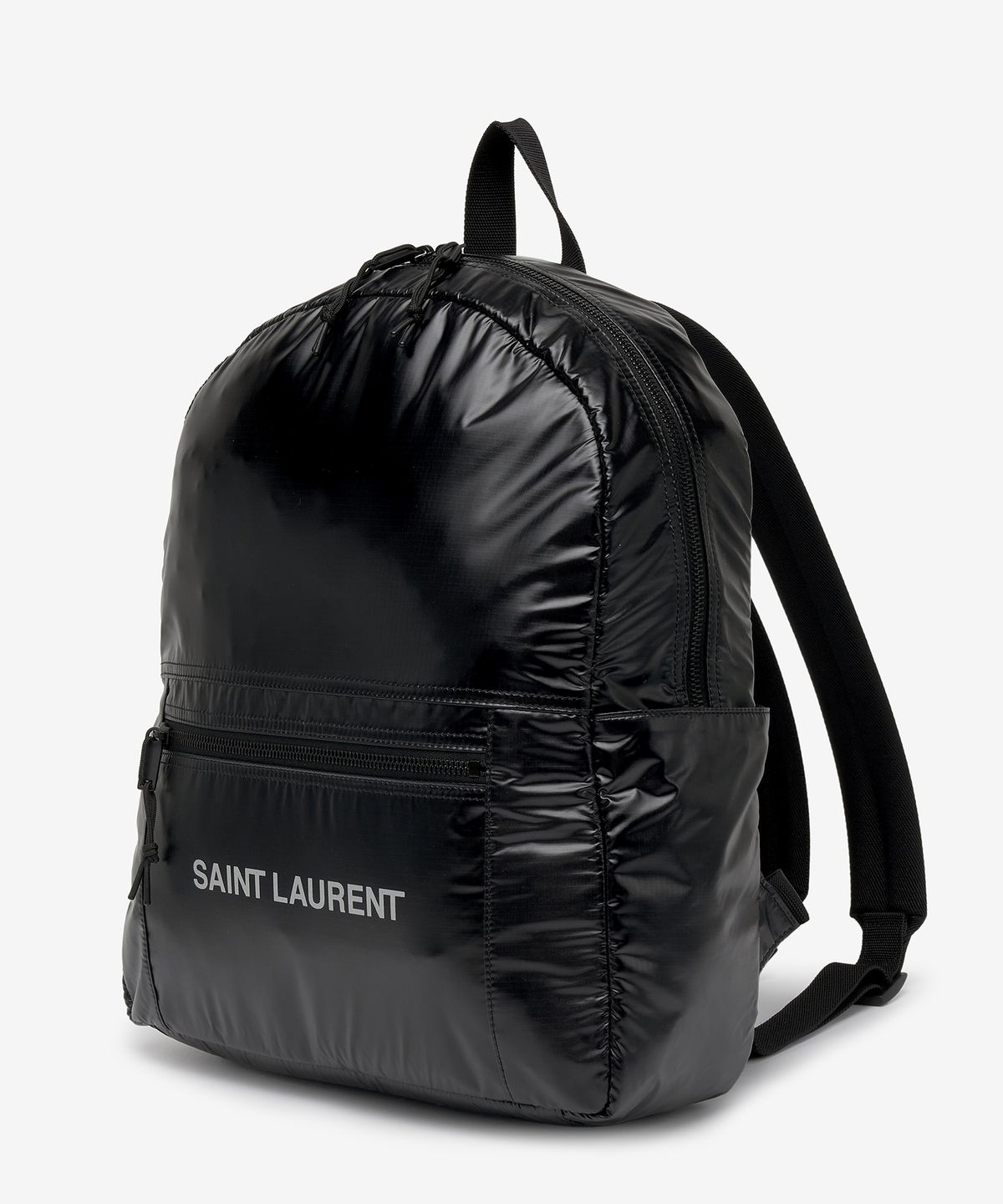 생로랑(SAINT LAURENT) 시그니처 로고 눅스 백팩 - 블랙 / 623698HO27Z1054
