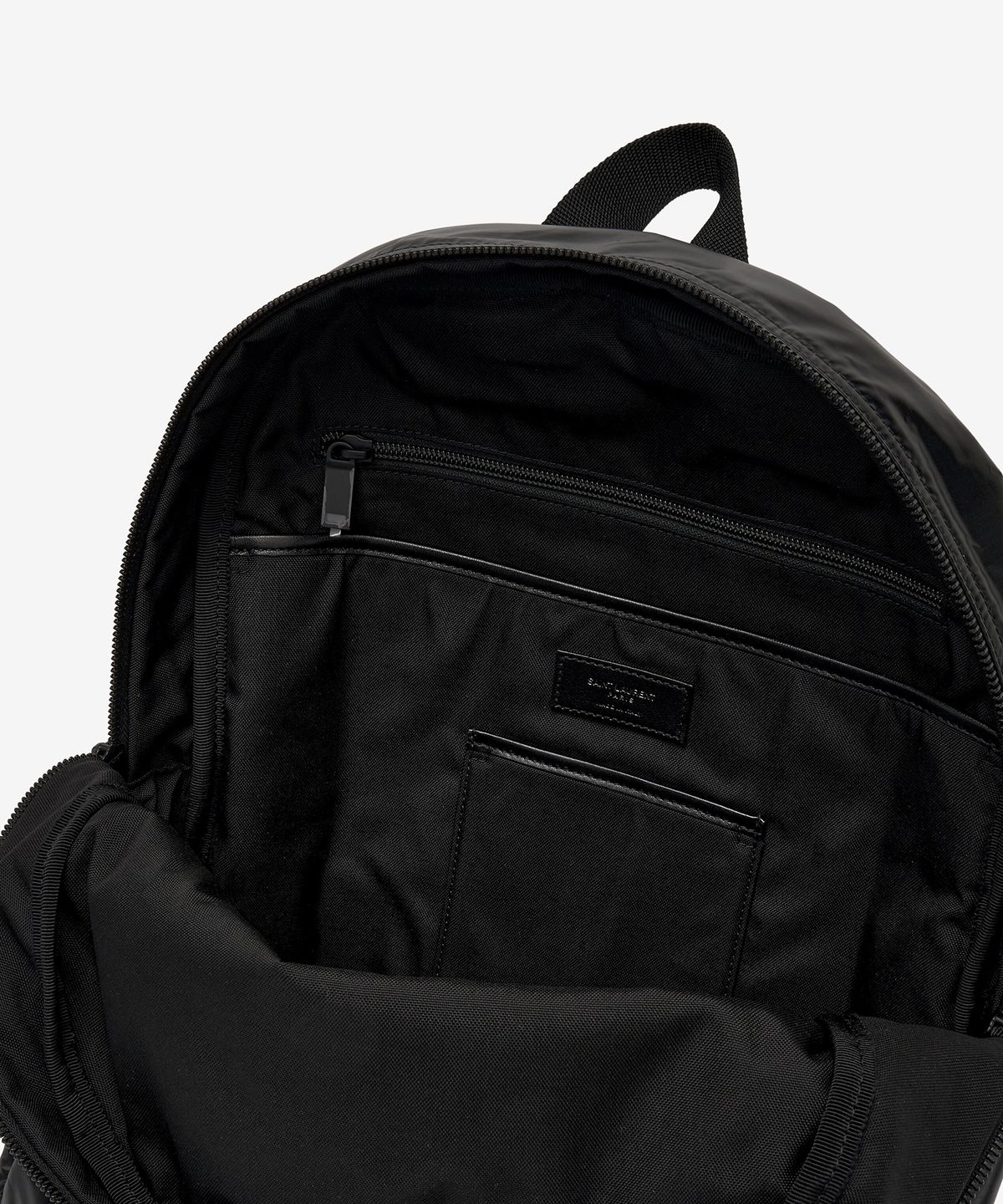 생로랑(SAINT LAURENT) 시그니처 로고 눅스 백팩 - 블랙 / 623698HO27Z1054