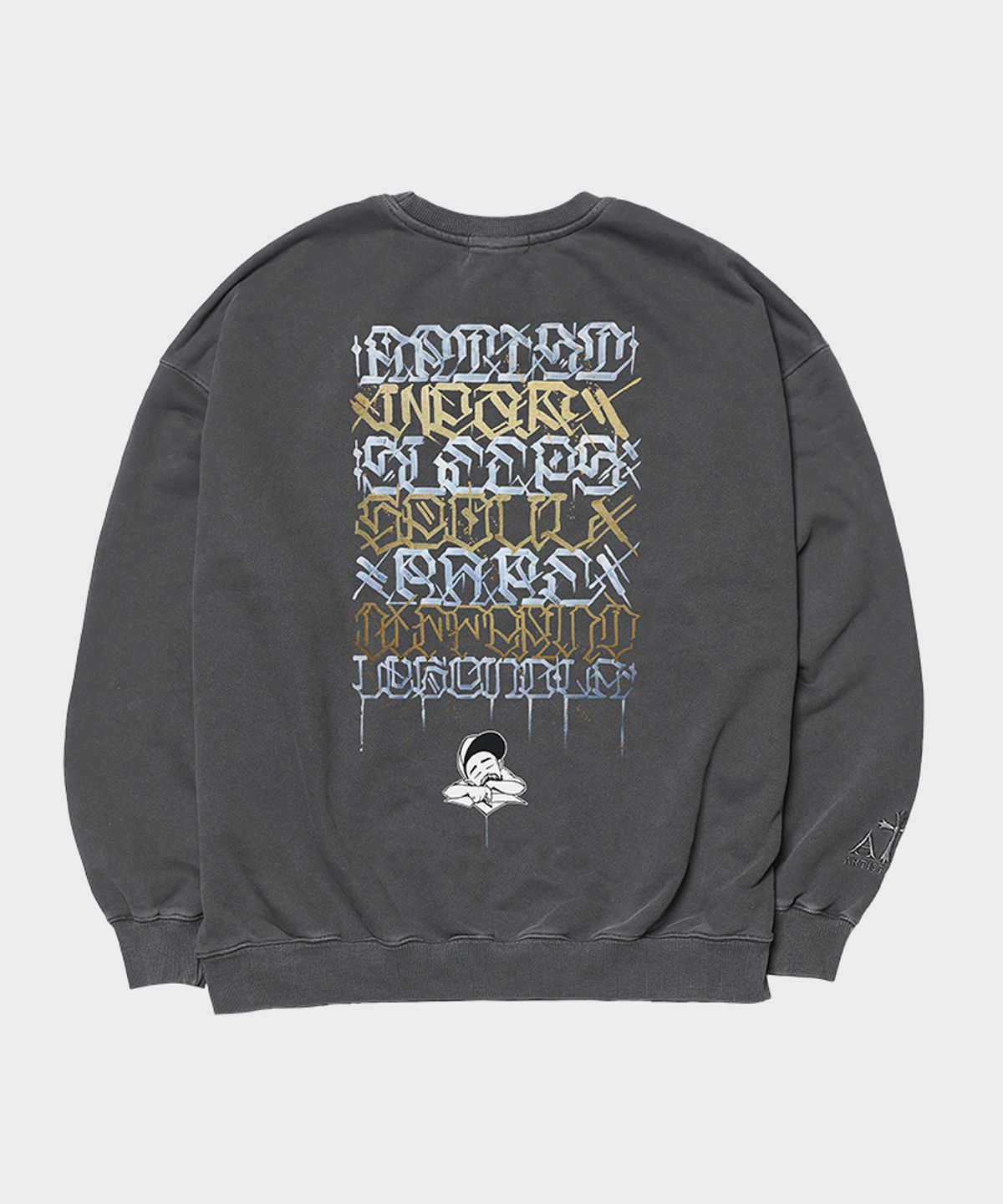아티스트웨어(ARTISTWEAR) [ATW X BIG SLEEPS] LA LEGEND 피그먼트 맨투맨