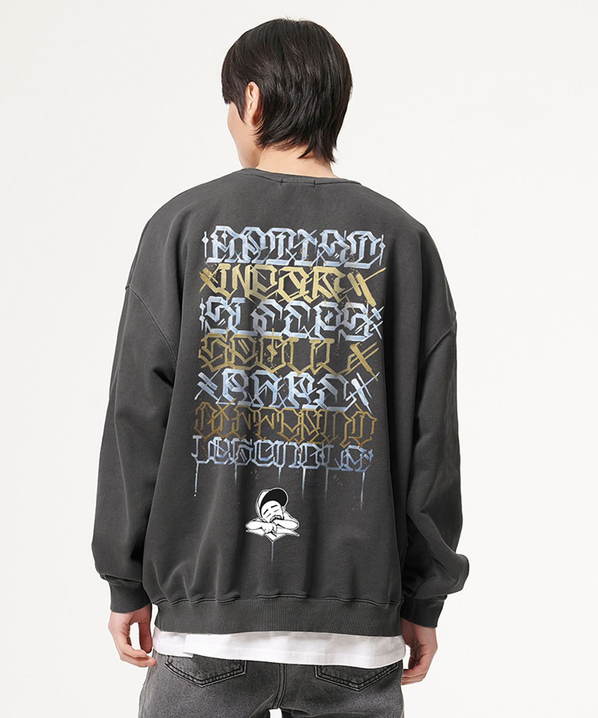 아티스트웨어(ARTISTWEAR) [ATW X BIG SLEEPS] LA LEGEND 피그먼트 맨투맨