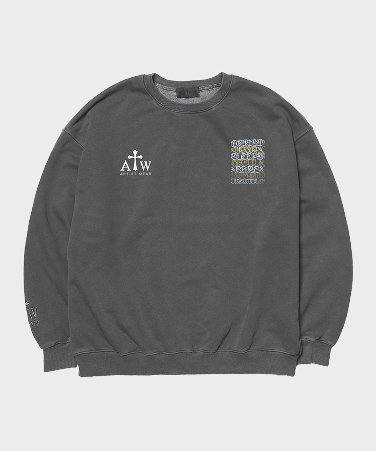 아티스트웨어(ARTISTWEAR) [ATW X BIG SLEEPS] LA LEGEND 피그먼트 맨투맨