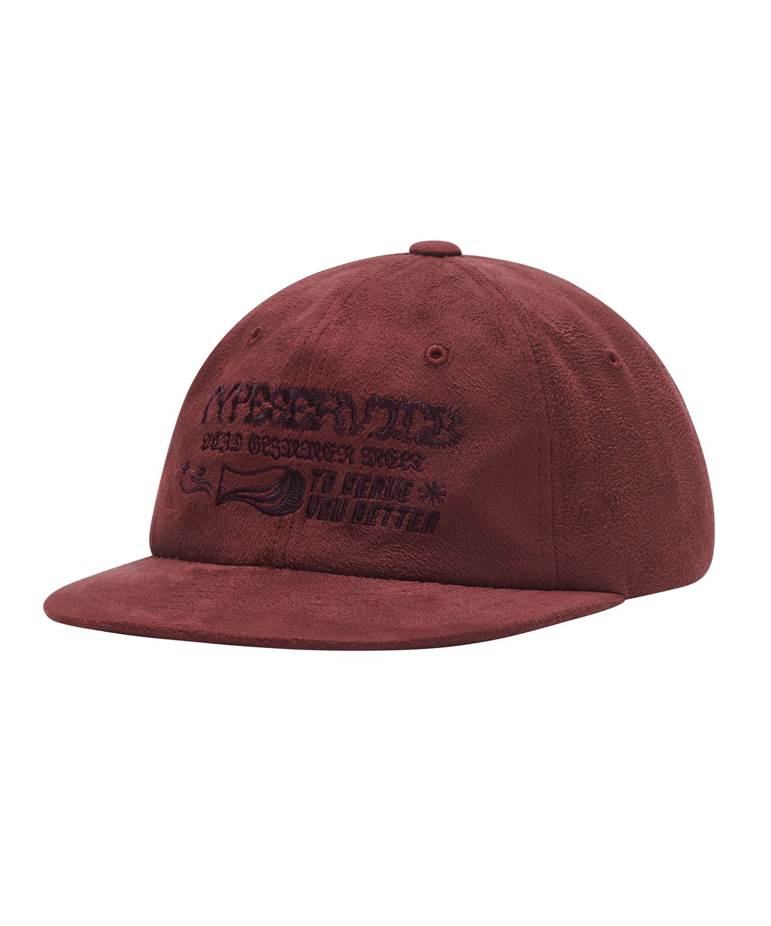 キャップ TYPESERVICE Graphic Suede Cap Red MUSINSA公式 | TYPESERVICE Graphic Suede Cap [Red]