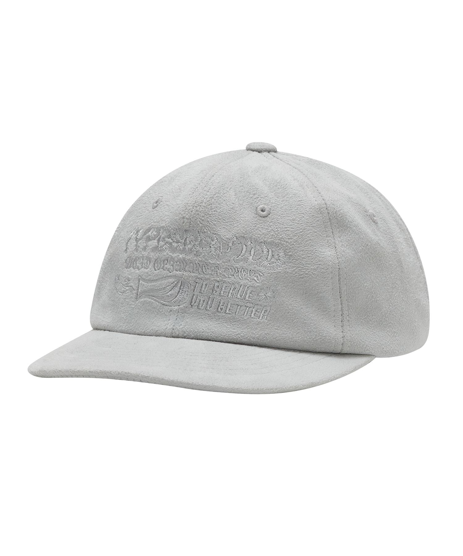 キャップ TYPESERVICE Graphic Suede Cap Gray MUSINSA公式 | TYPESERVICE Graphic Suede Cap [Gray]