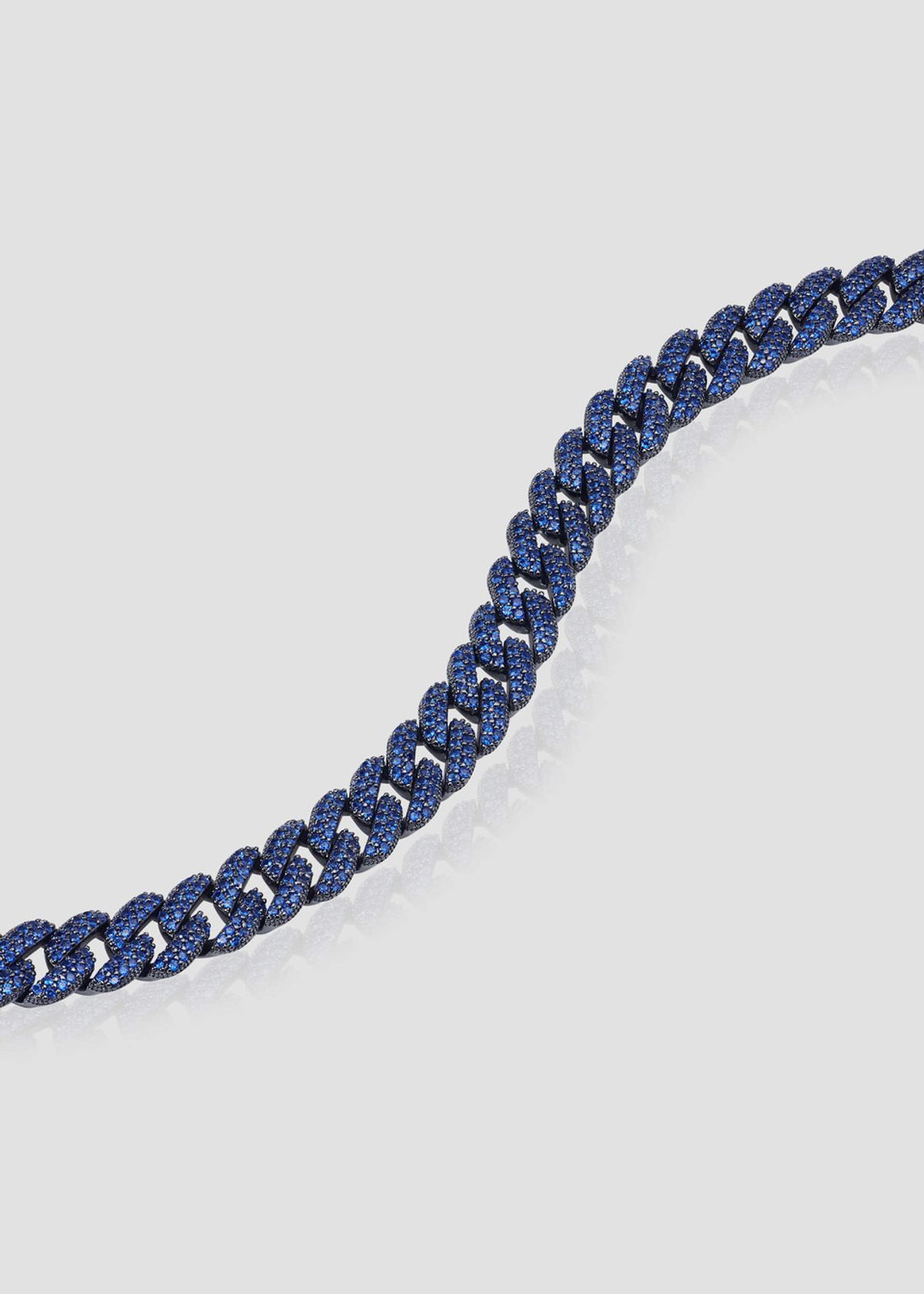 아논(ANON) Pave Chain Bracelet _Dark blue