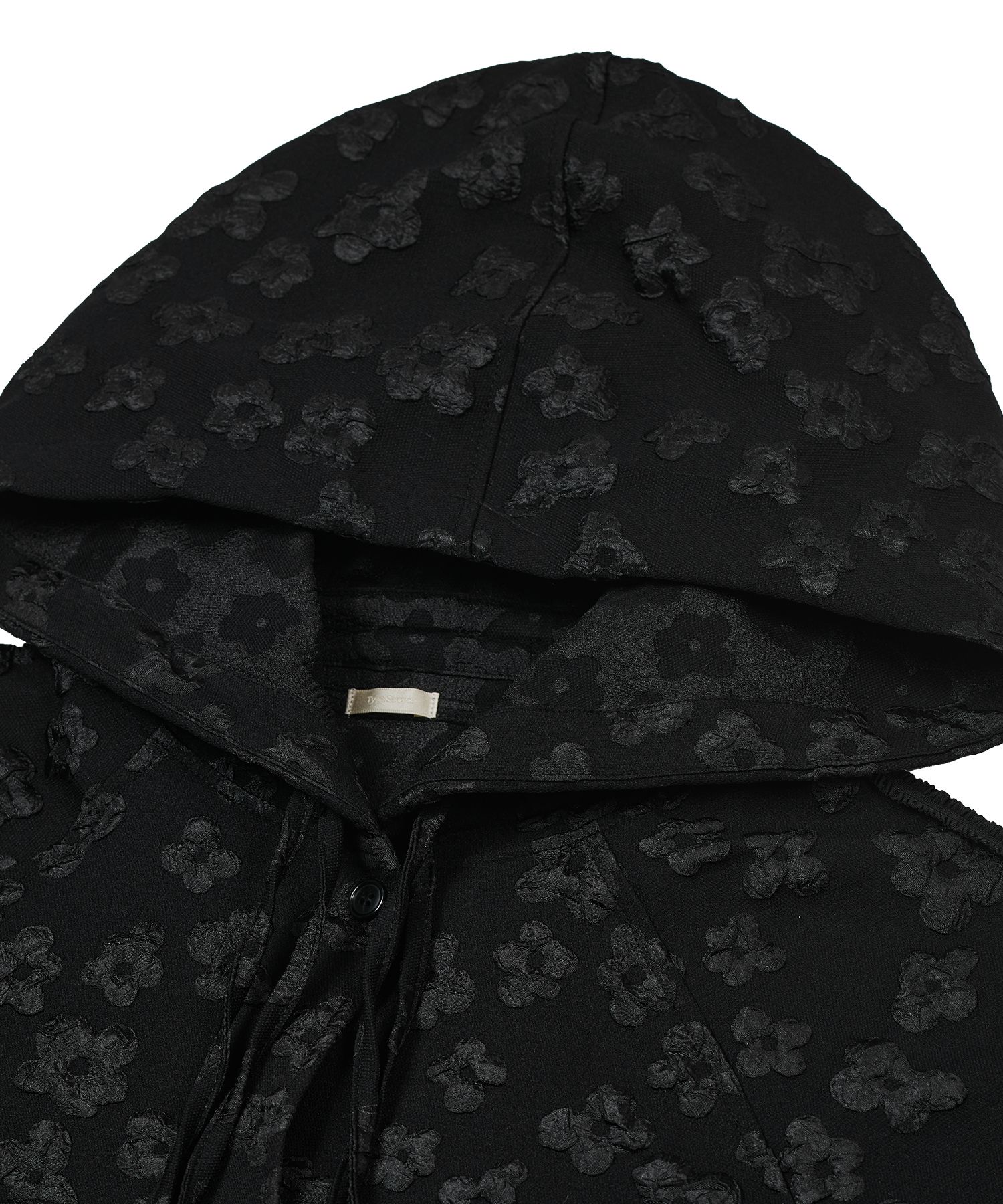 TYPESERVICE FlowerJacquard Hoodie Jacket