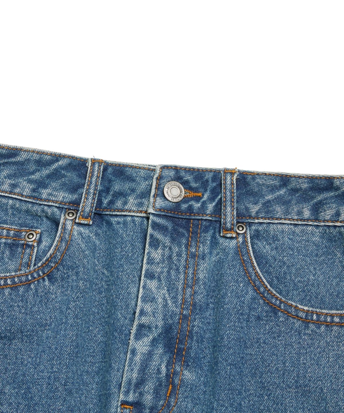 마크곤잘레스(MARK GONZALES) WOMENS MG HEART CARPENTER SKIRT - D/BLUE