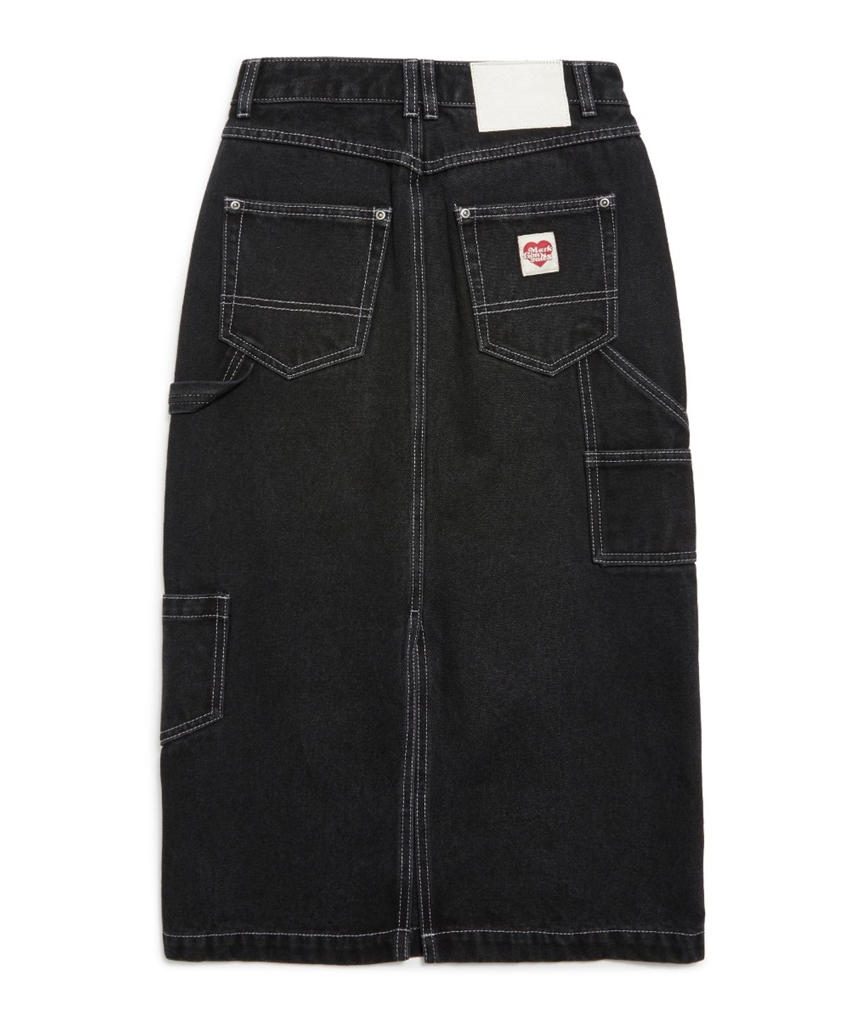 마크곤잘레스(MARK GONZALES) WOMENS MG HEART CARPENTER SKIRT - BLACK